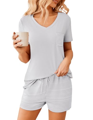 Gray and White Stripes