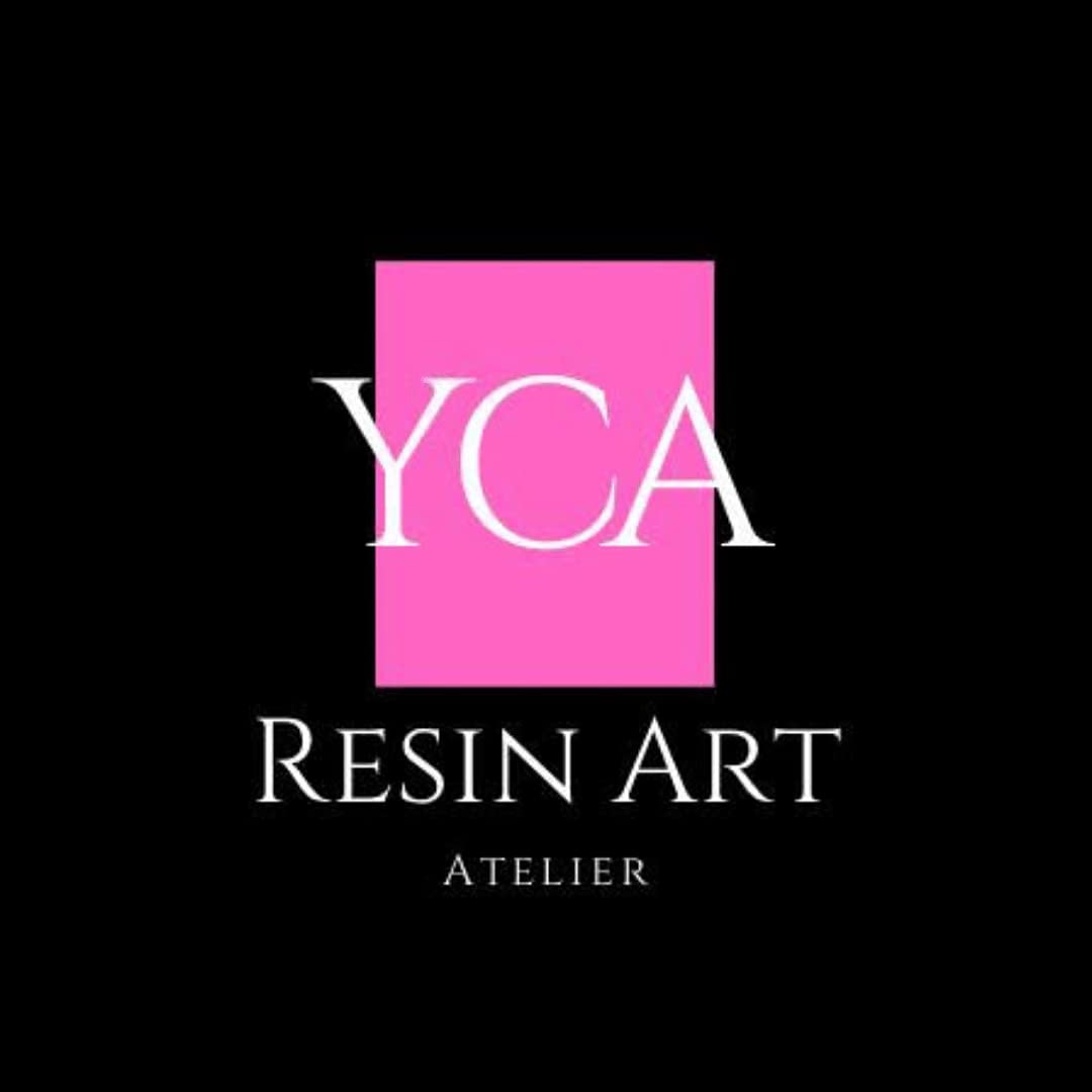 Handmade Miami Beach YCA Resin Art Wall Decor - Coastal Themed Epoxy Resin Painting for Living Room, Bedroom & Office | Unique Beach House Decor by Ezgi