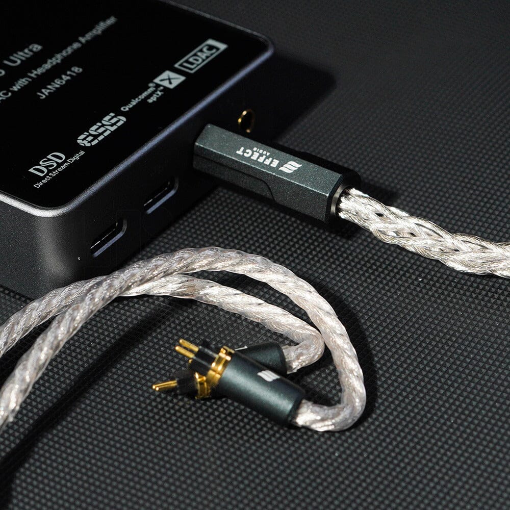 Premium Effect Audio Signature Series II Cadmus II 8-Wire Earphone Cable - High-End Audio Upgrade for IEMs | Perfect for Audiophiles & Music Enthusiasts