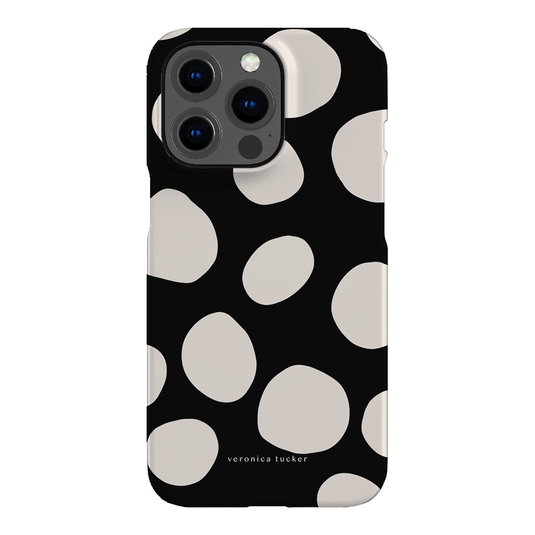 Premium Pebbles Noir Phone Case - Slim Protective Cover for iPhone & Samsung - Perfect for Everyday Use, Travel & Outdoor Activities