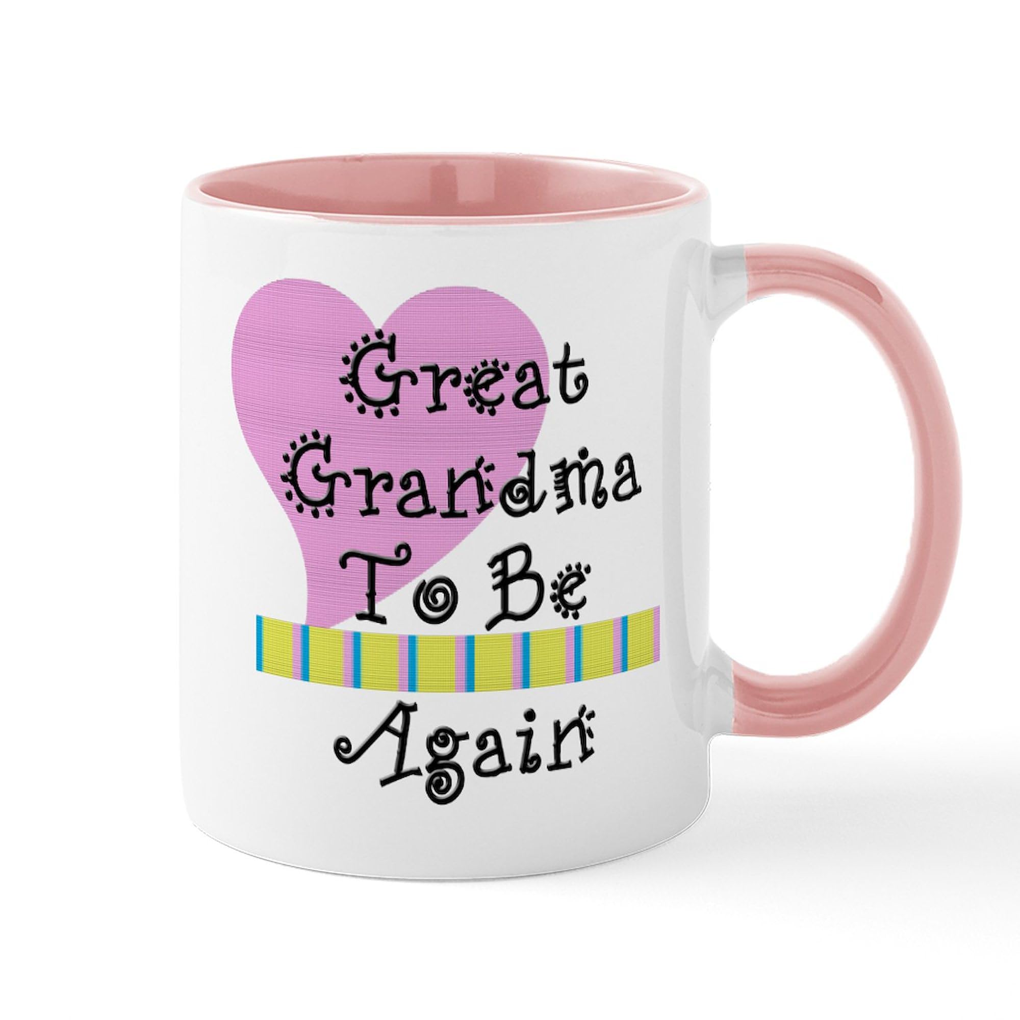 Great Grandma To Be Again Coffee Mug - 11 oz (325 ml) Ceramic Tea Cup for Mother's Day, Baby Shower Gift & Family Celebrations