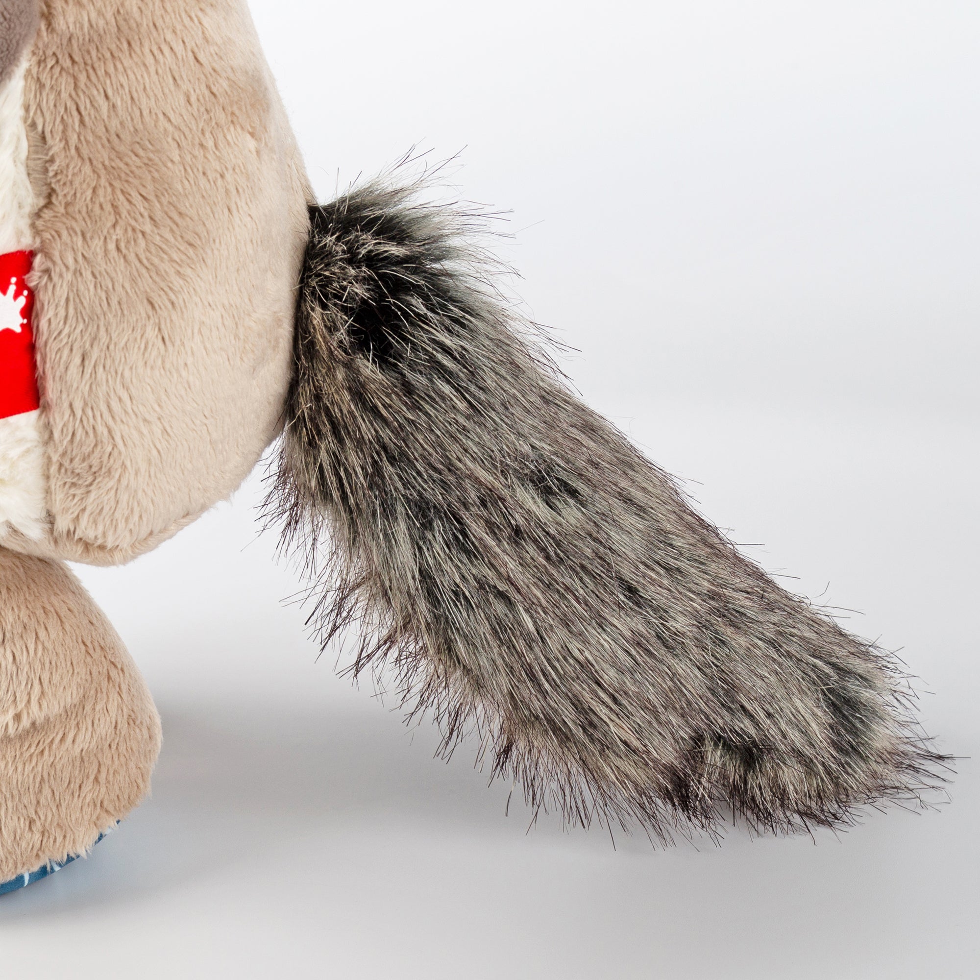 Cute Patchwork Raccoon Plush Toy - Soft Stuffed Animal for Kids, Perfect for Gifts, Cuddling & Nursery Decor