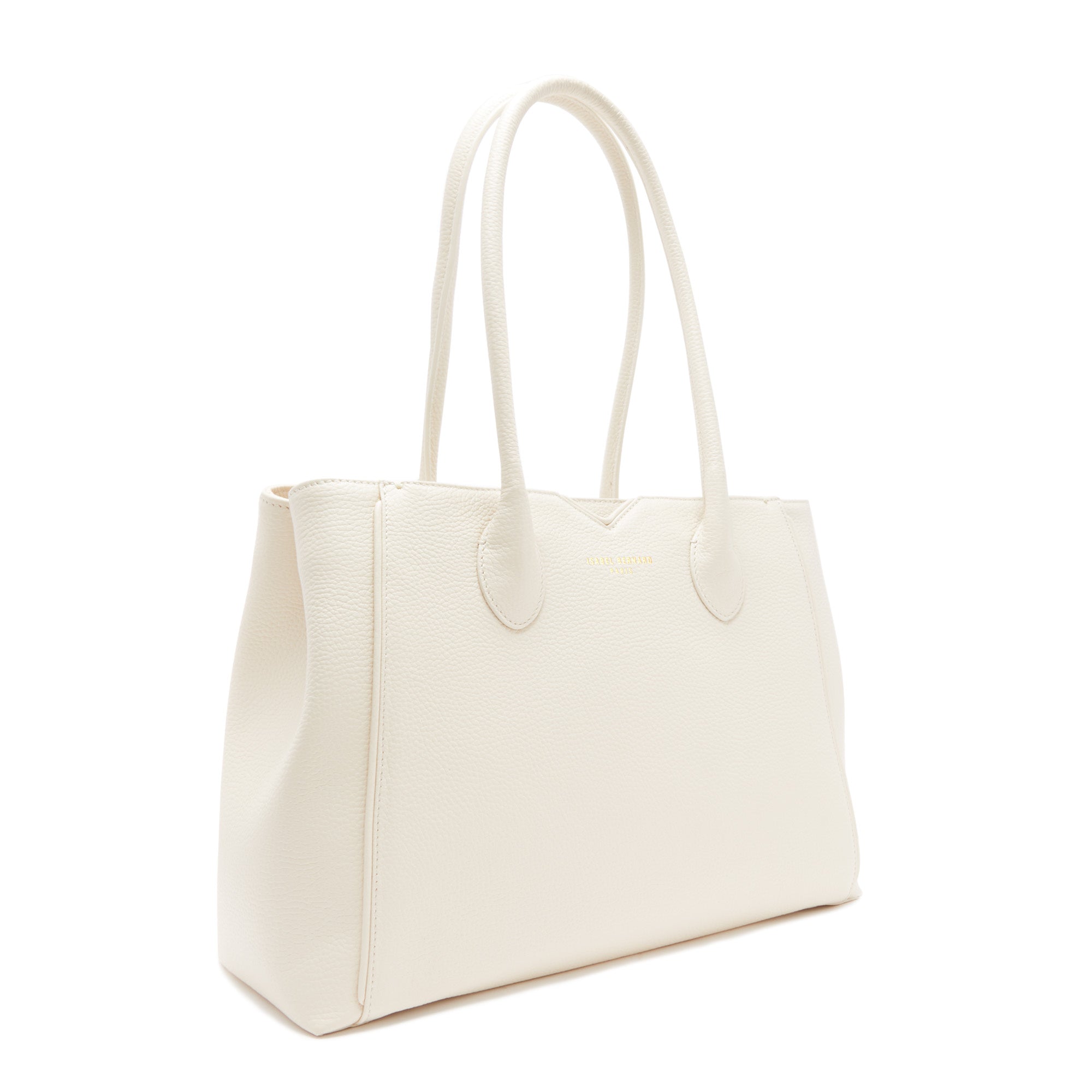 Isabel Cream Calfskin Leather Handbag and Wallet Set for Women - Luxury Designer Purse & Matching Wallet - Perfect for Work, Travel, and Special Occasions