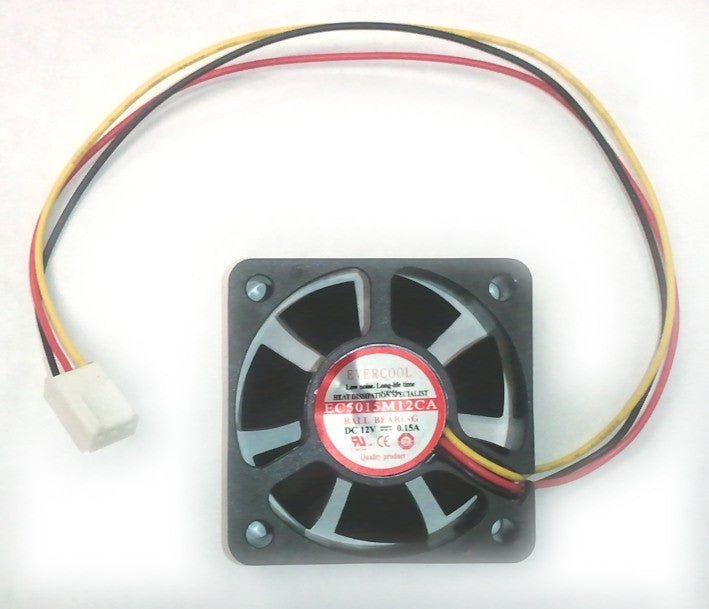 Evercool 50x50x15mm 3 Pin Ball Bearing Cooling Fan EC5015M12CA - Perfect for PC Cooling, Electronics, and DIY Projects