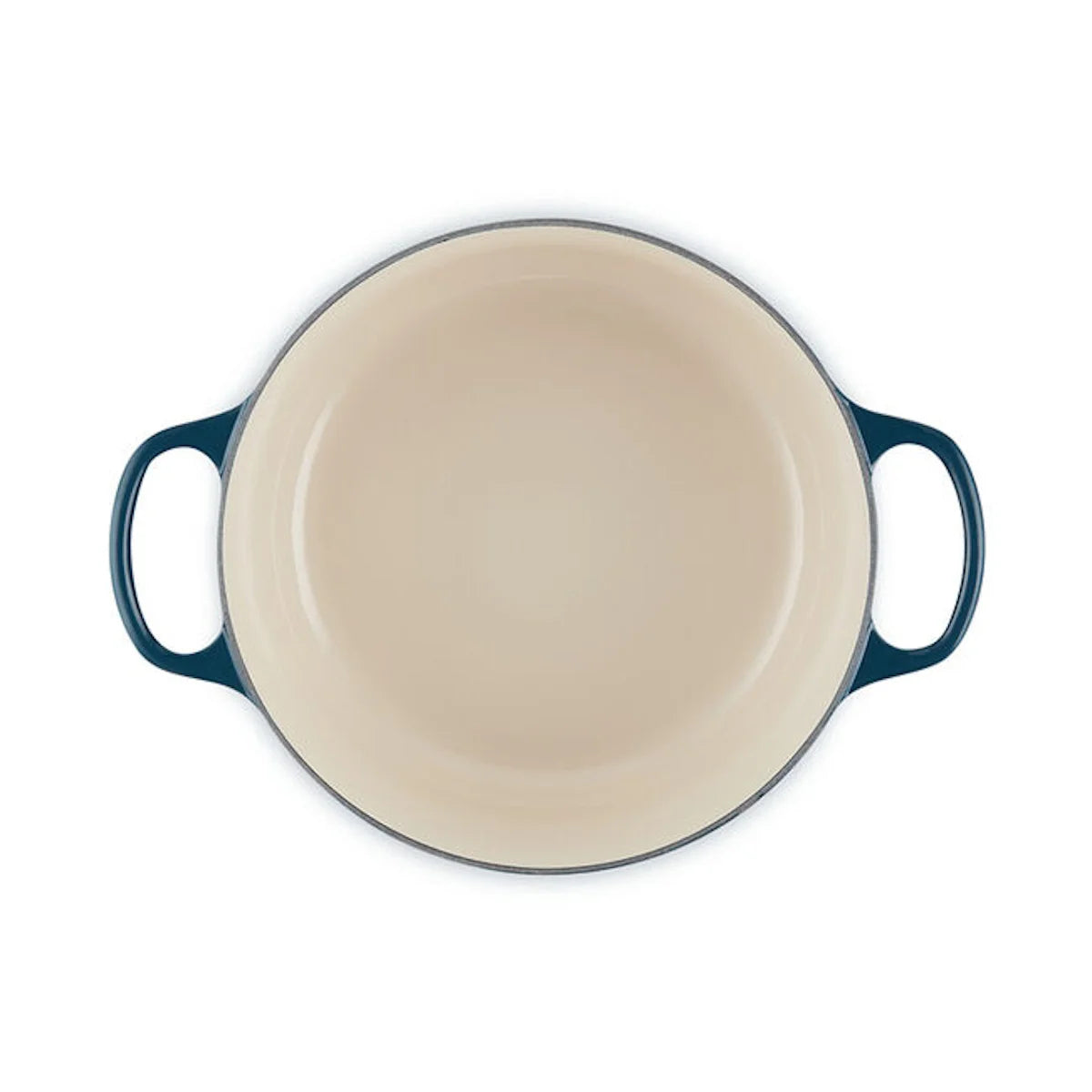 Le Creuset Signature 5.3L Cast Iron Round Dutch Oven - Enameled French Oven for Braising, Baking & Slow Cooking - Agave Blue - Perfect for Soups, Stews & Bread Making