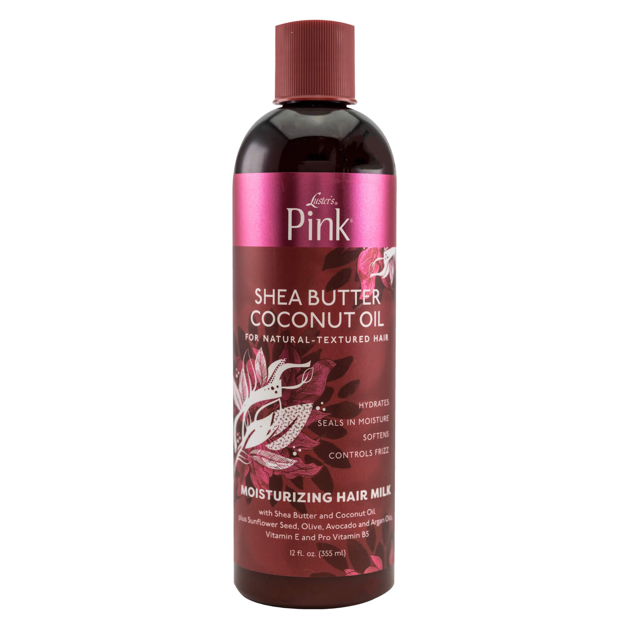 Luster's Pink Shea Butter & Coconut Oil Hair Milk - Deep Moisturizing Treatment for Dry, Damaged Hair - Perfect for Daily Hydration & Frizz Control