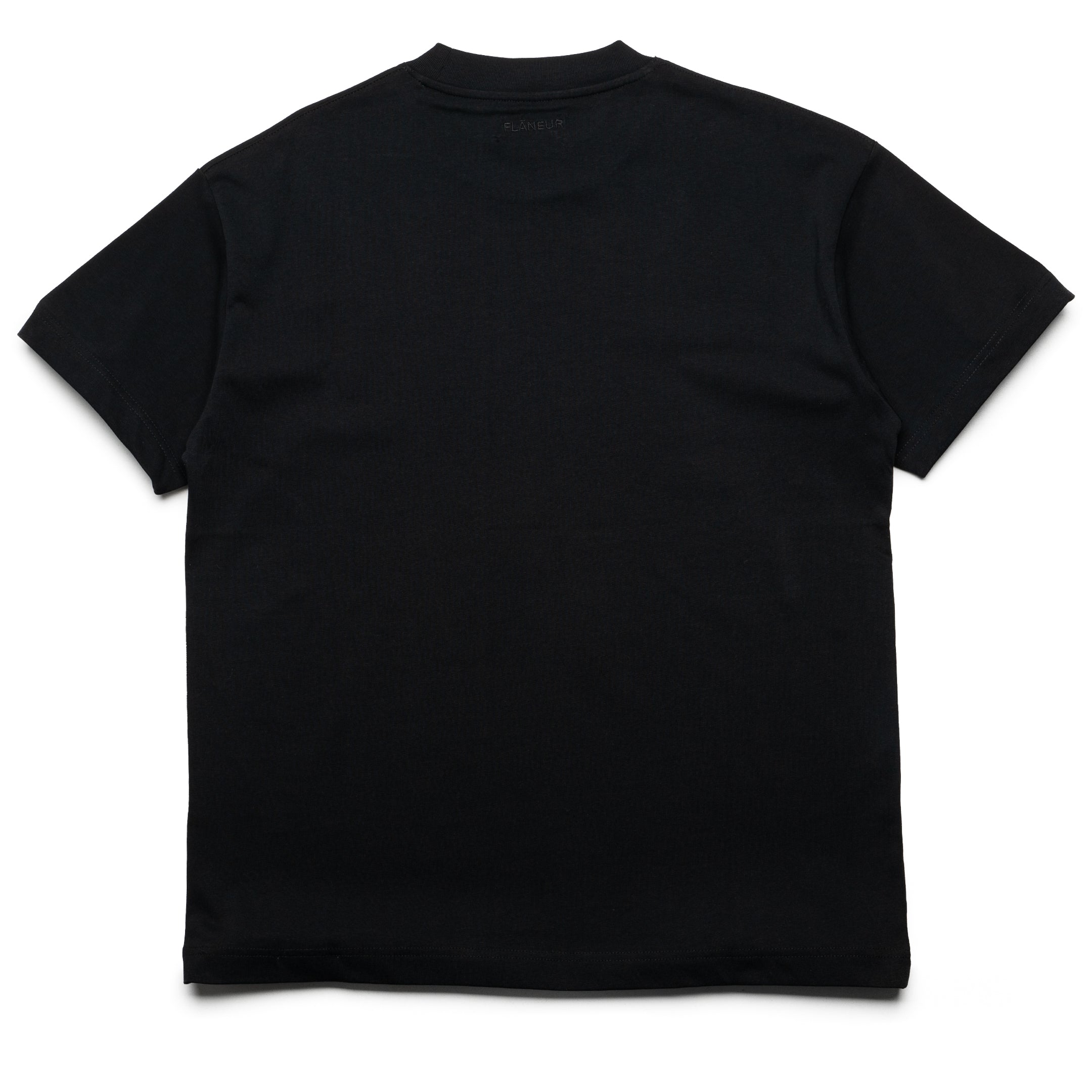 Flaneur Artist Graphic T-Shirt for Men & Women - Black Cotton Tee - Perfect for Casual Wear, Street Style & Urban Fashion