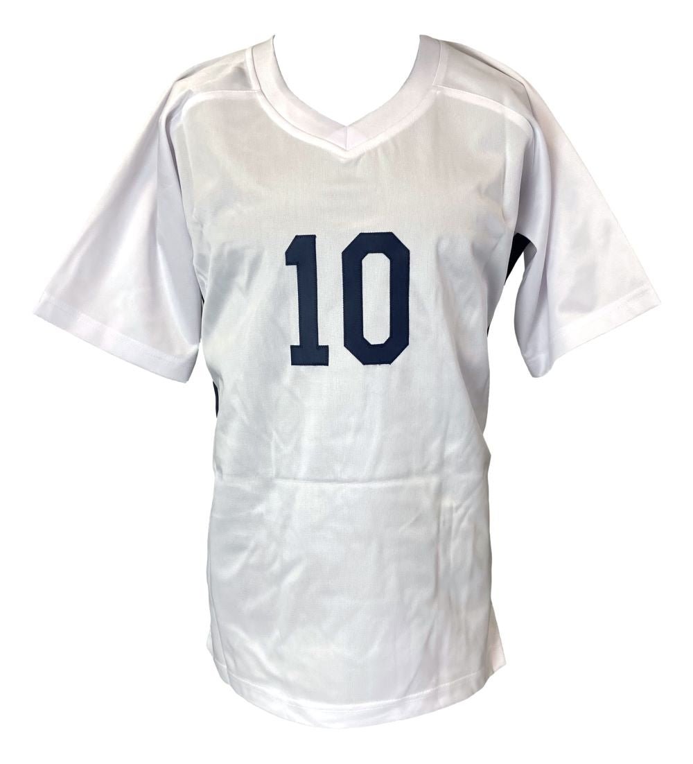 Carli Lloyd Autographed USA White Alternate Soccer Jersey - Authentic Signed Women's Football Shirt - Perfect for Collectors, Fans & Sports Memorabilia Displays