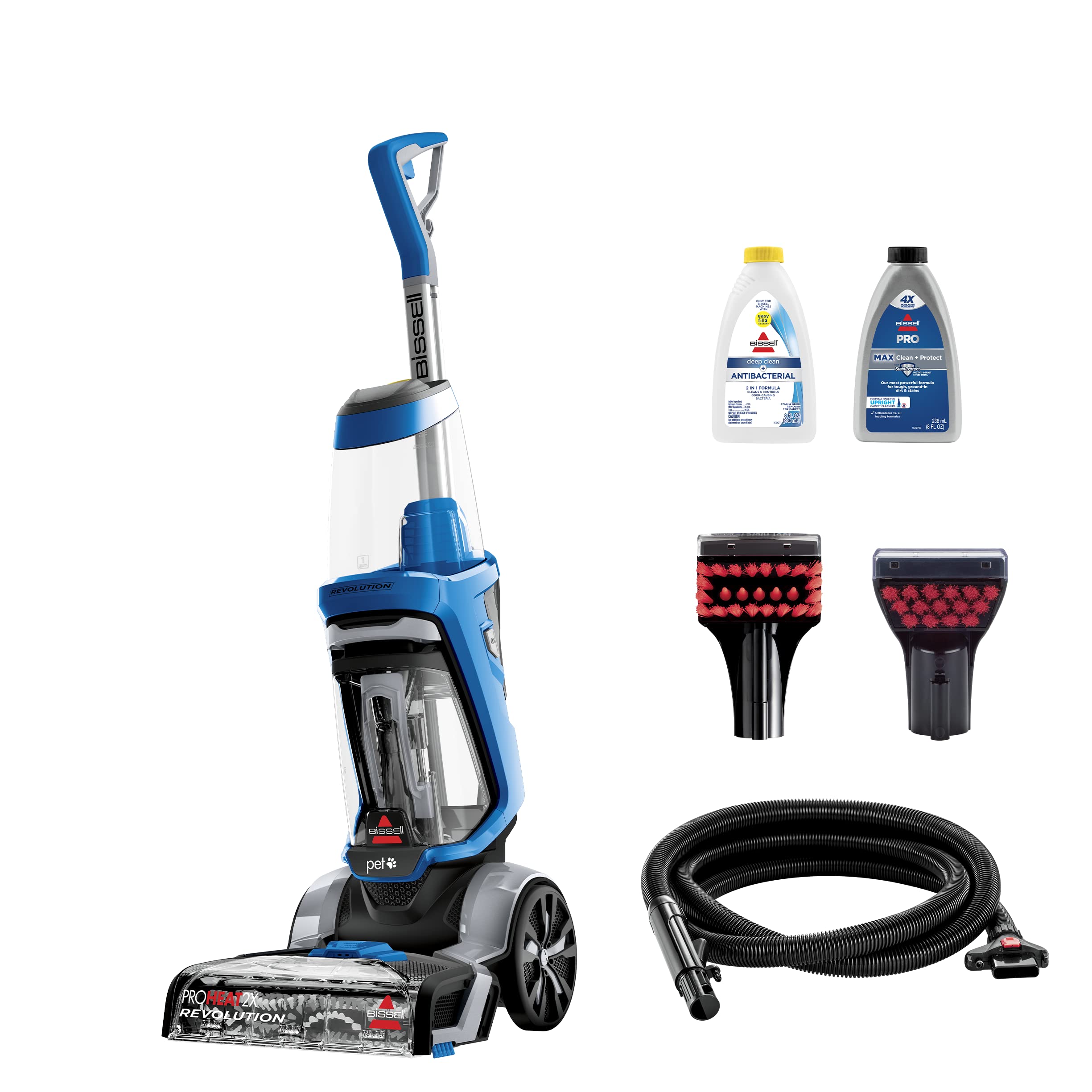 BISSELL ProHeat 2X Revolution Pet Turbo Upright Carpet Cleaner 35799 - Powerful Deep Cleaning for Pet Hair & Stains - Ideal for Home, Office & High-Traffic Areas