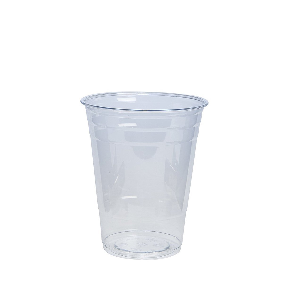 16 oz. Clear PET Plastic Cups (100 Pack) - Crystal Clear Disposable Party Cups for Cold Drinks, Smoothies, Cocktails - Perfect for Parties, BBQs, Weddings & Events