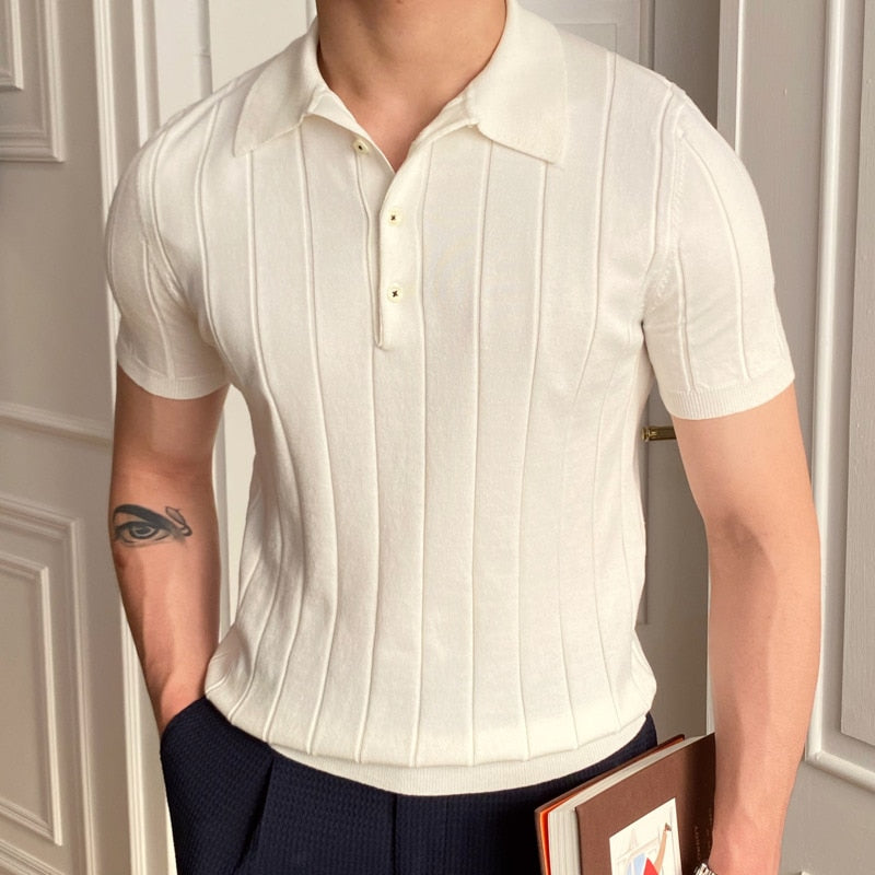 Antonio's Clothing Premium Italian Polo T-Shirt for Men - Stylish & Comfortable Casual Wear for Office, Golf & Everyday Outfits