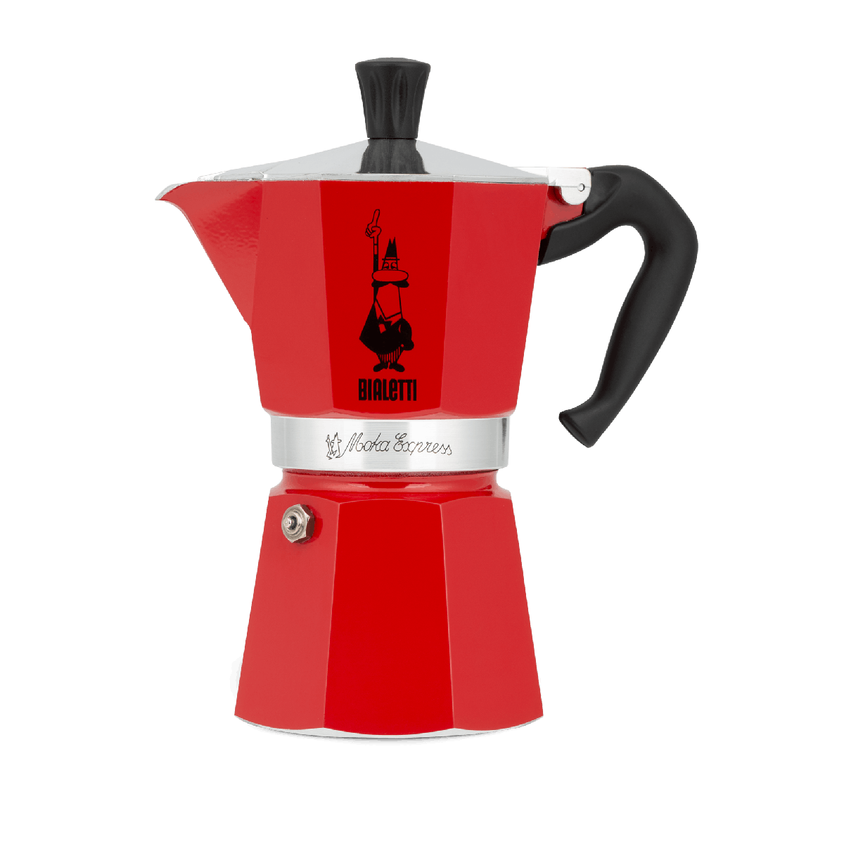 Bialetti Moka Express Stovetop Espresso Maker - 3 Cup Italian Coffee Pot for Home & Office - Perfect for Espresso, Latte & Cappuccino