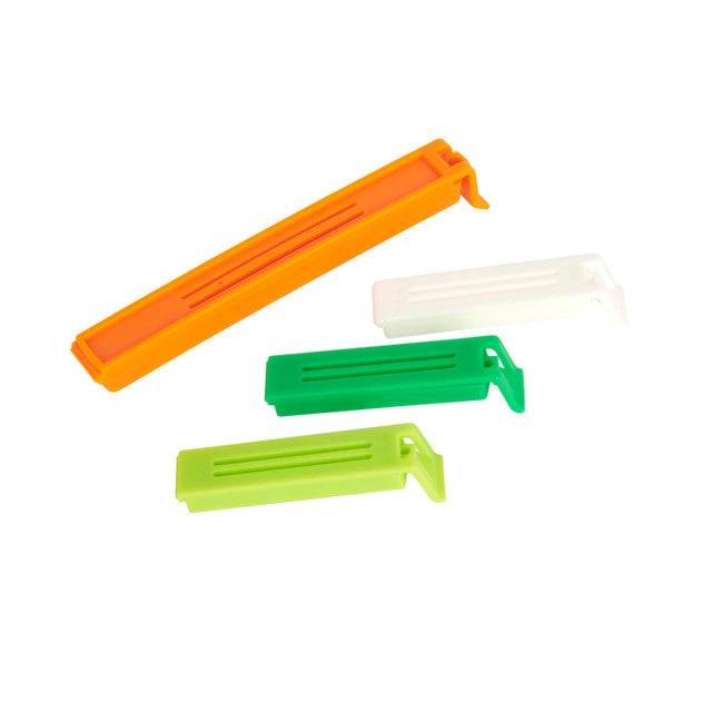 20 Pack Strong Plastic Bag Clips for Food Storage, Kitchen Organization & Snack Sealing - Multi-Purpose Clips for Chips, Cereal, Bread Bags & More