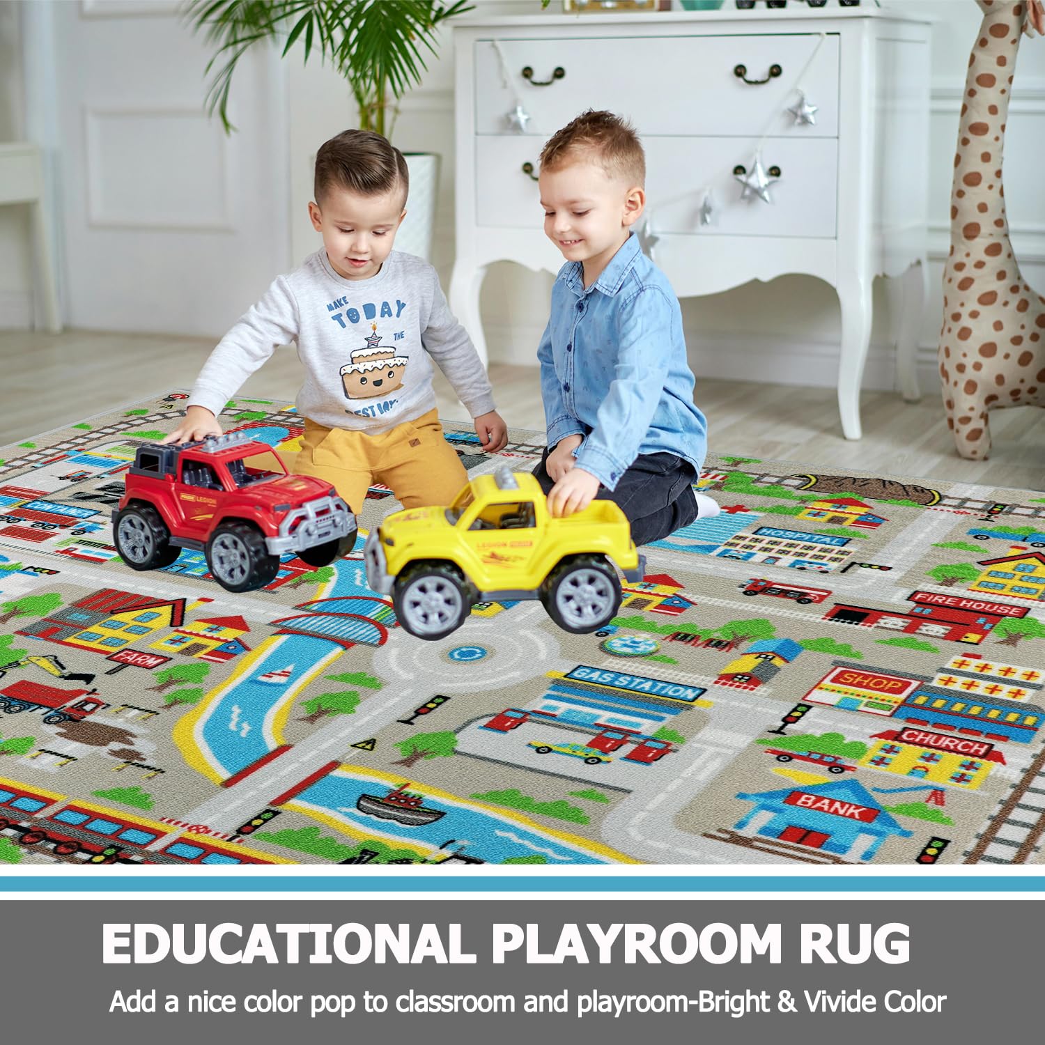 Kids Play Rug 6'6