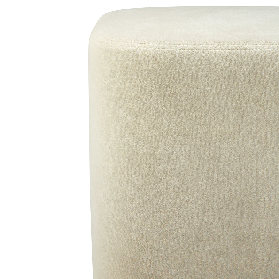 Jacques Deneef Cube Pouf by Ethnicraft - Modern Handwoven Ottoman Stool for Living Room, Bedroom & Outdoor Use