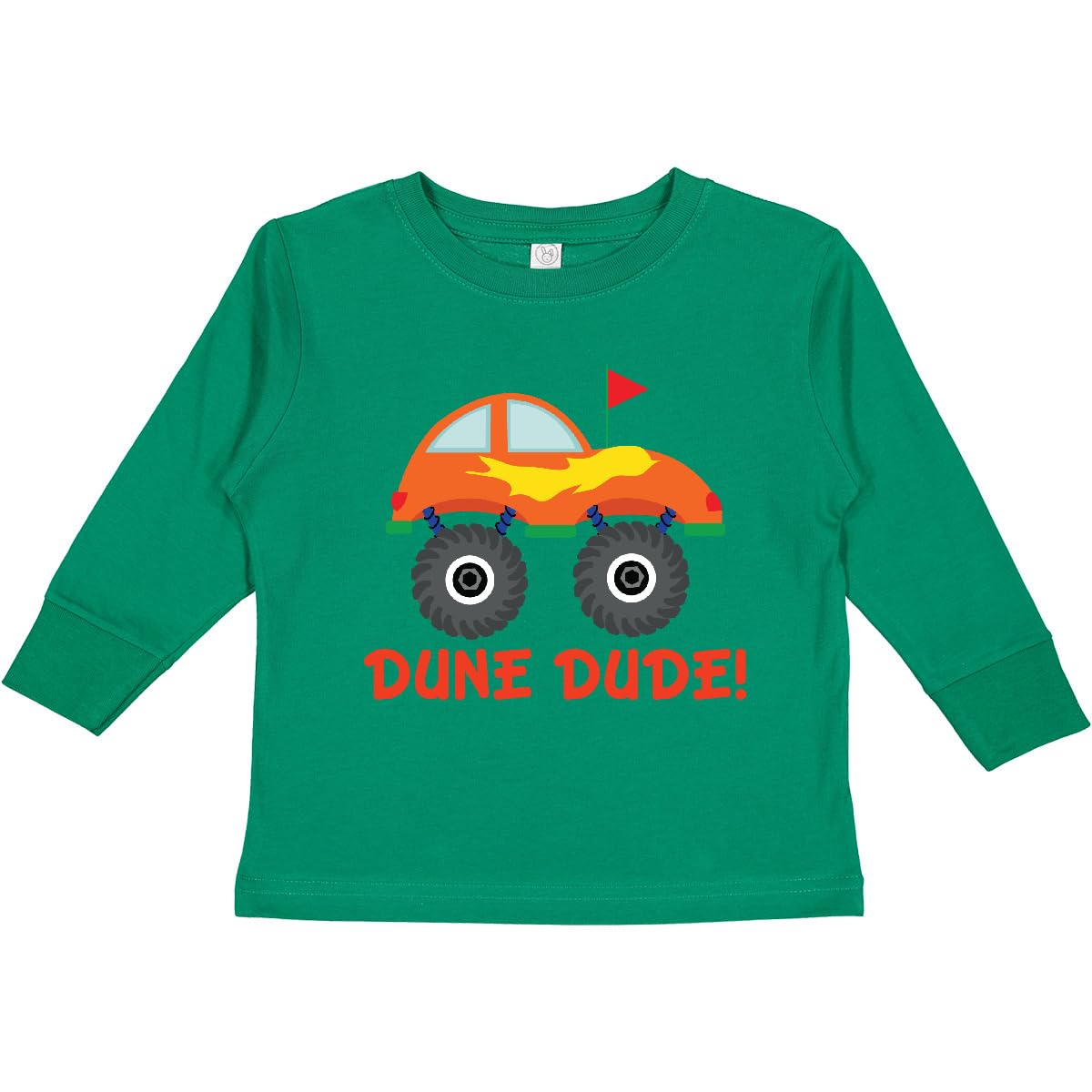 Inktastic Dune Buggy Car Graphic Long Sleeve T-Shirt for Kids & Toddlers - Fun Playtime & Outdoor Adventure Tee