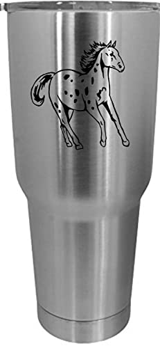 Appaloosa Horse 30oz Stainless Steel Tumbler - Camping & Travel Mug