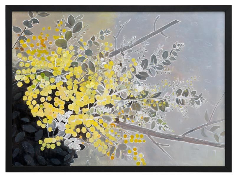 Acacia Framed Art Print - Nature Inspired Wall Decor for Living Room, Bedroom & Office - Ready to Hang Canvas Painting