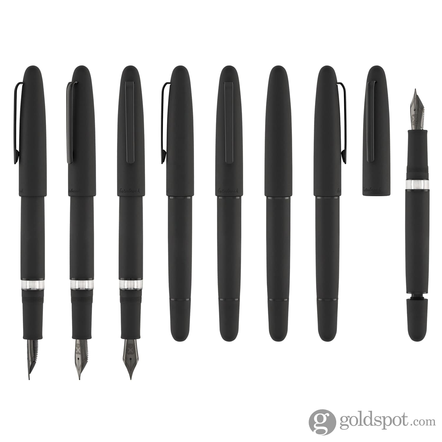 Esterbrook Estie Piston Fountain Pen - Black Trim Raven Design | Premium Writing Instrument for Calligraphy, Journaling & Office Use