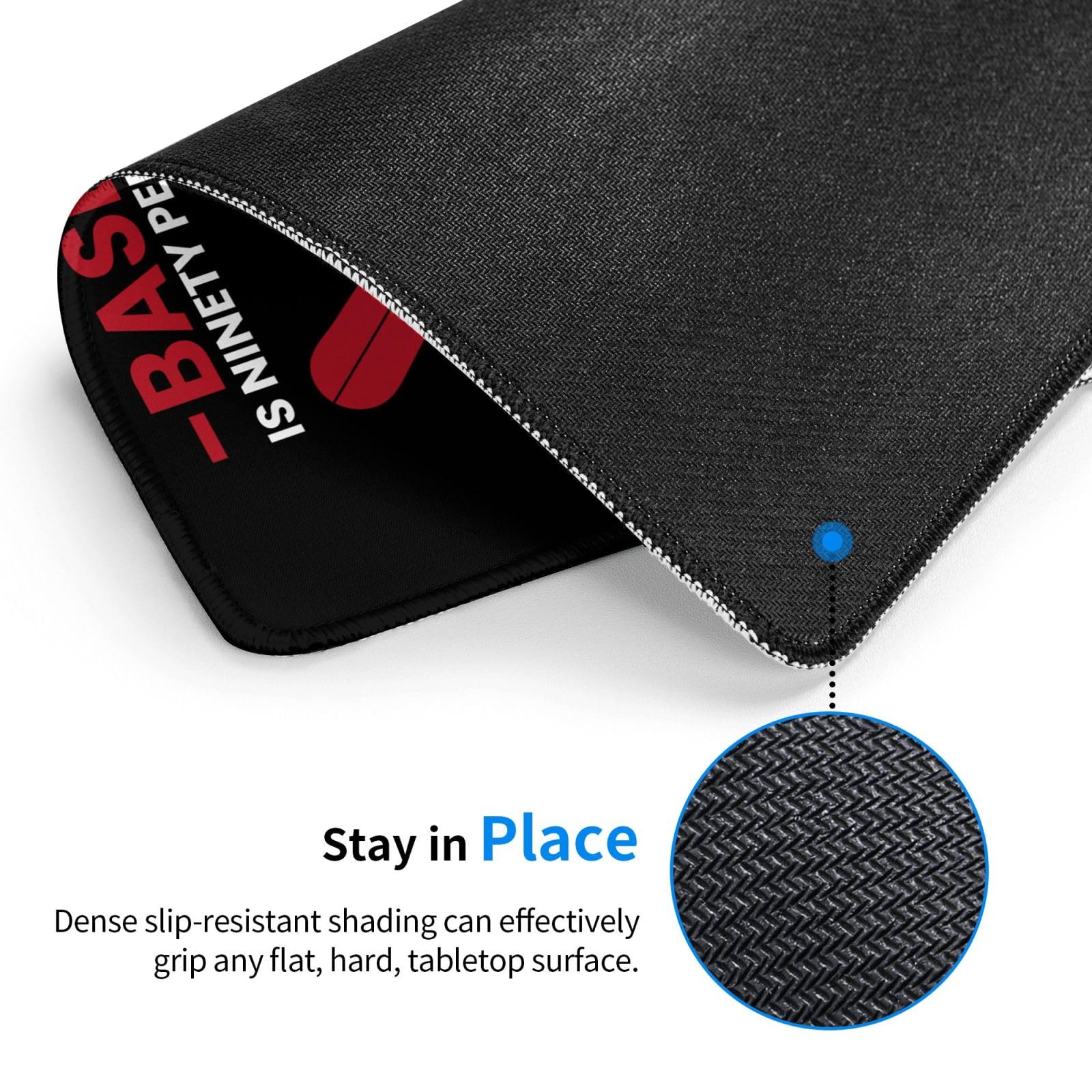 SIYTUAU 10x12 Inch Baseball-Themed Mouse Pad - Waterproof, Non-Slip Rubber Gaming Mousepad for Office & Laptop Use | Perfect for Baseball Fans, Gamers & Workstations