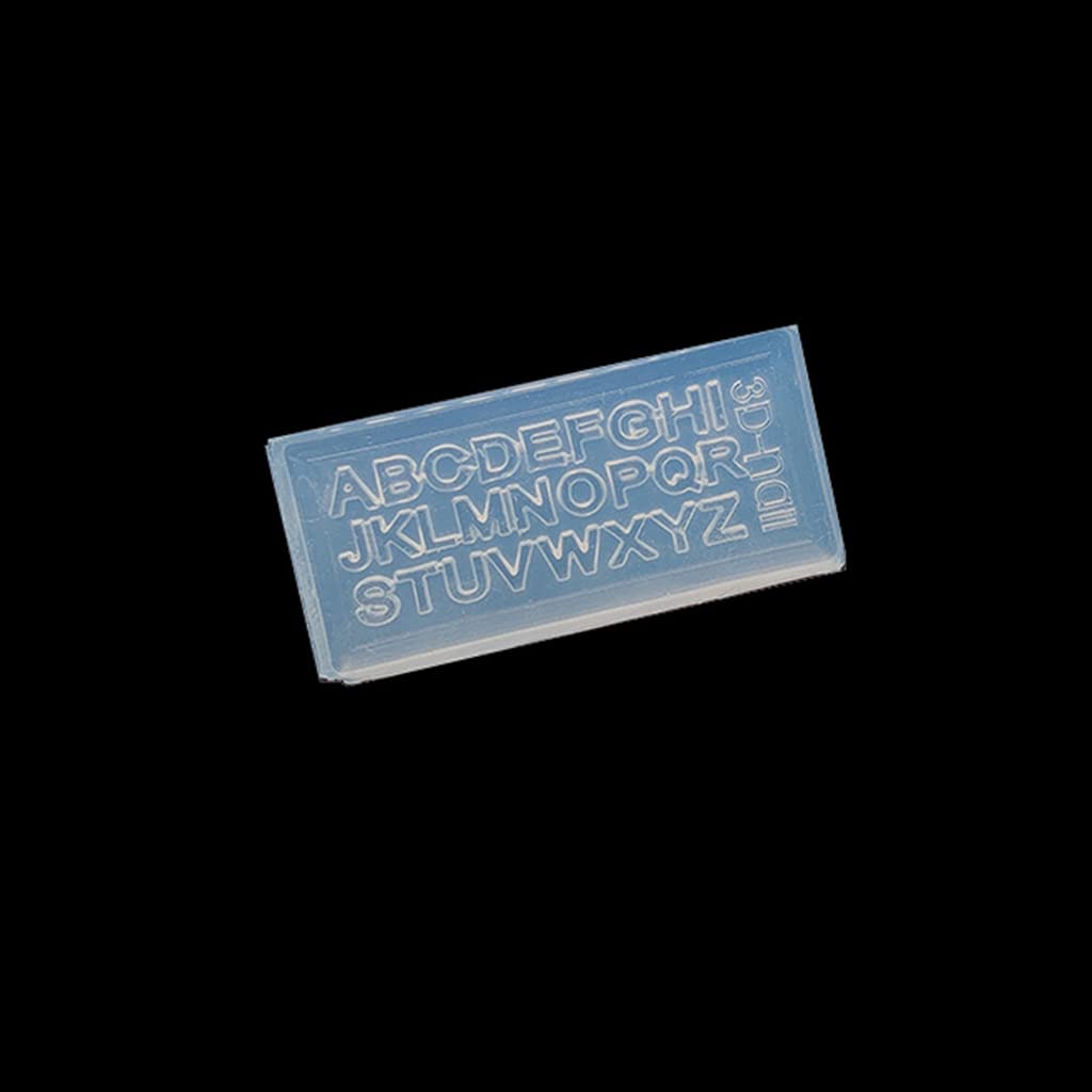 5Pcs Silicone Nail Art Molds - Mini English Alphabet Resin Molds for DIY Nail Decorations, Jewelry Making & Resin Casting | Perfect for Nail Art, DIY Jewelry, Home Crafting & Gift Making