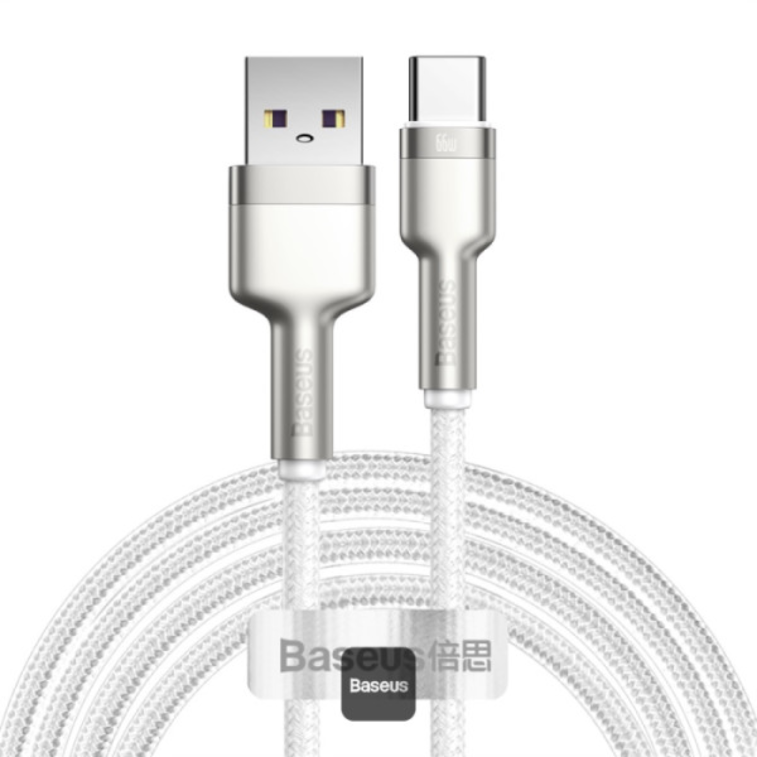 Baseus Cafule Premium 6.6ft (2m) USB to Type C Fast Charging Cable, 66W PD Metal Braided Cable - Perfect for iPhone, Android, MacBook & More