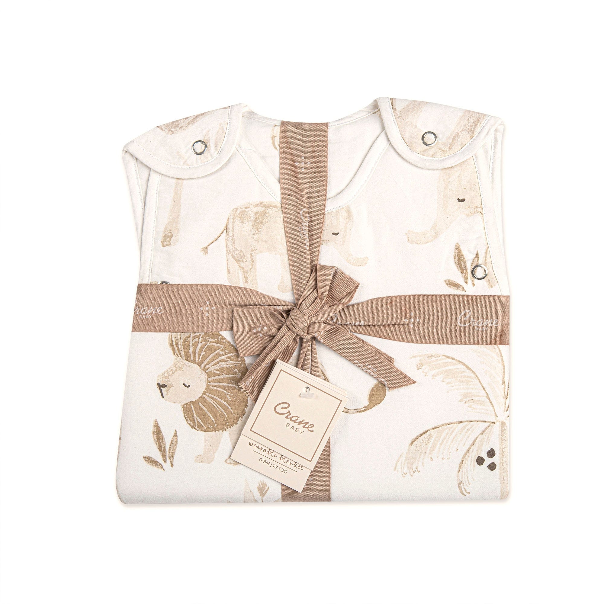 Crane Baby Wearable Blankets for 0-9 Months - Soft & Safe Sleep Sacks for Newborns & Infants - Perfect for Nursery, Daycare & Travel