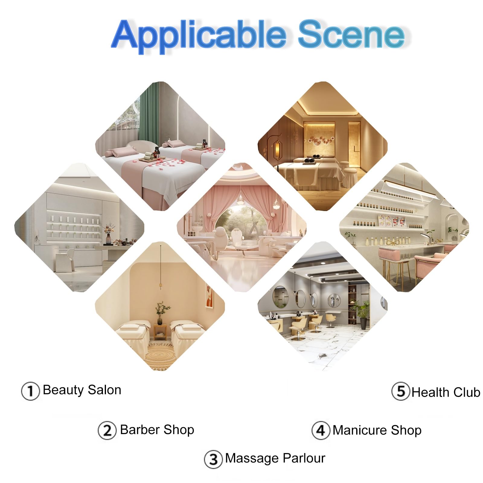 Adjustable Head Spa Massage Equipment - Salon & Home Use
