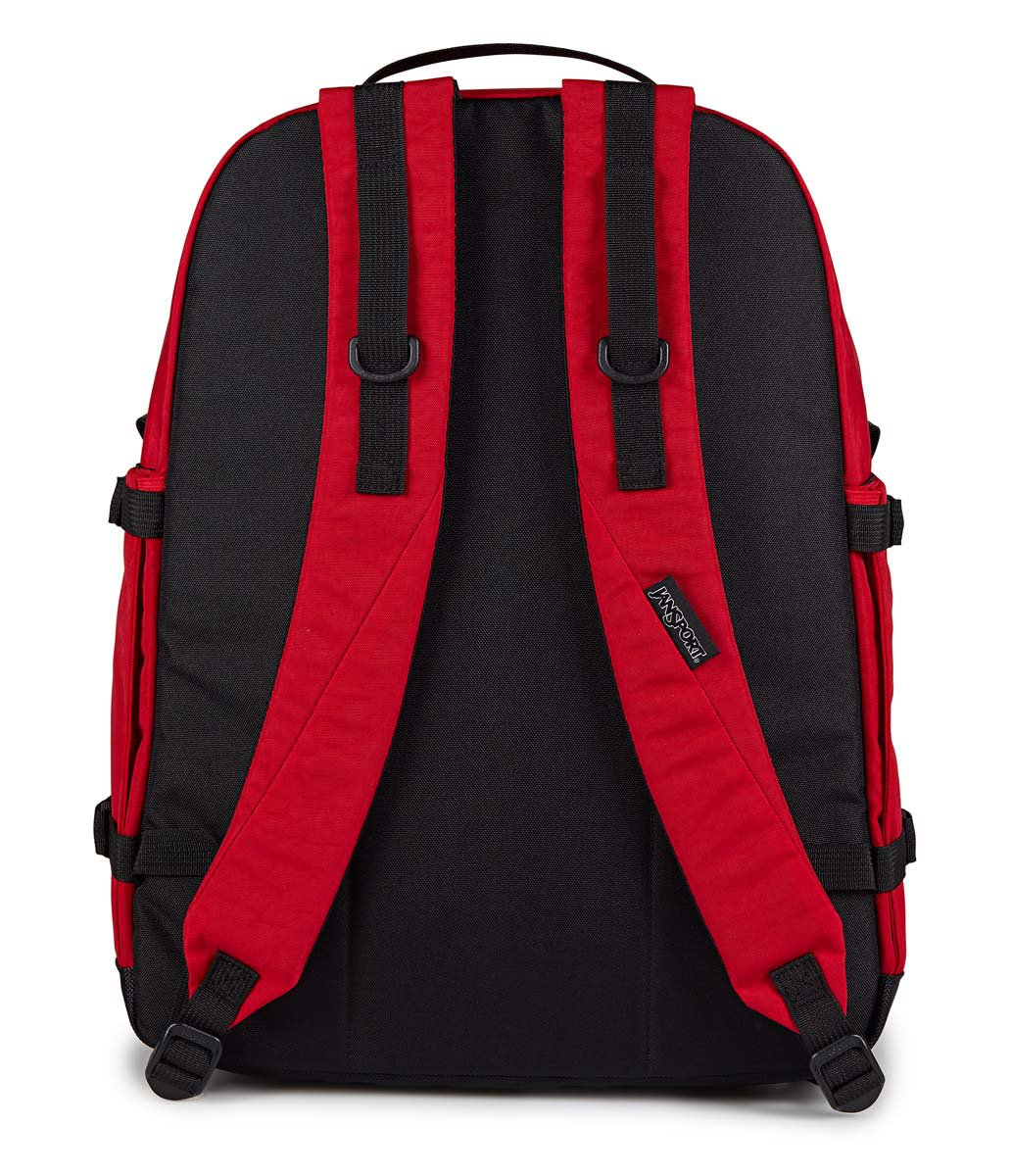 JanSport Small Seattle Backpack - Lightweight Durable School & Travel Daypack for Students & Commuters - Perfect for College, Hiking & Everyday Use (Red Tape)
