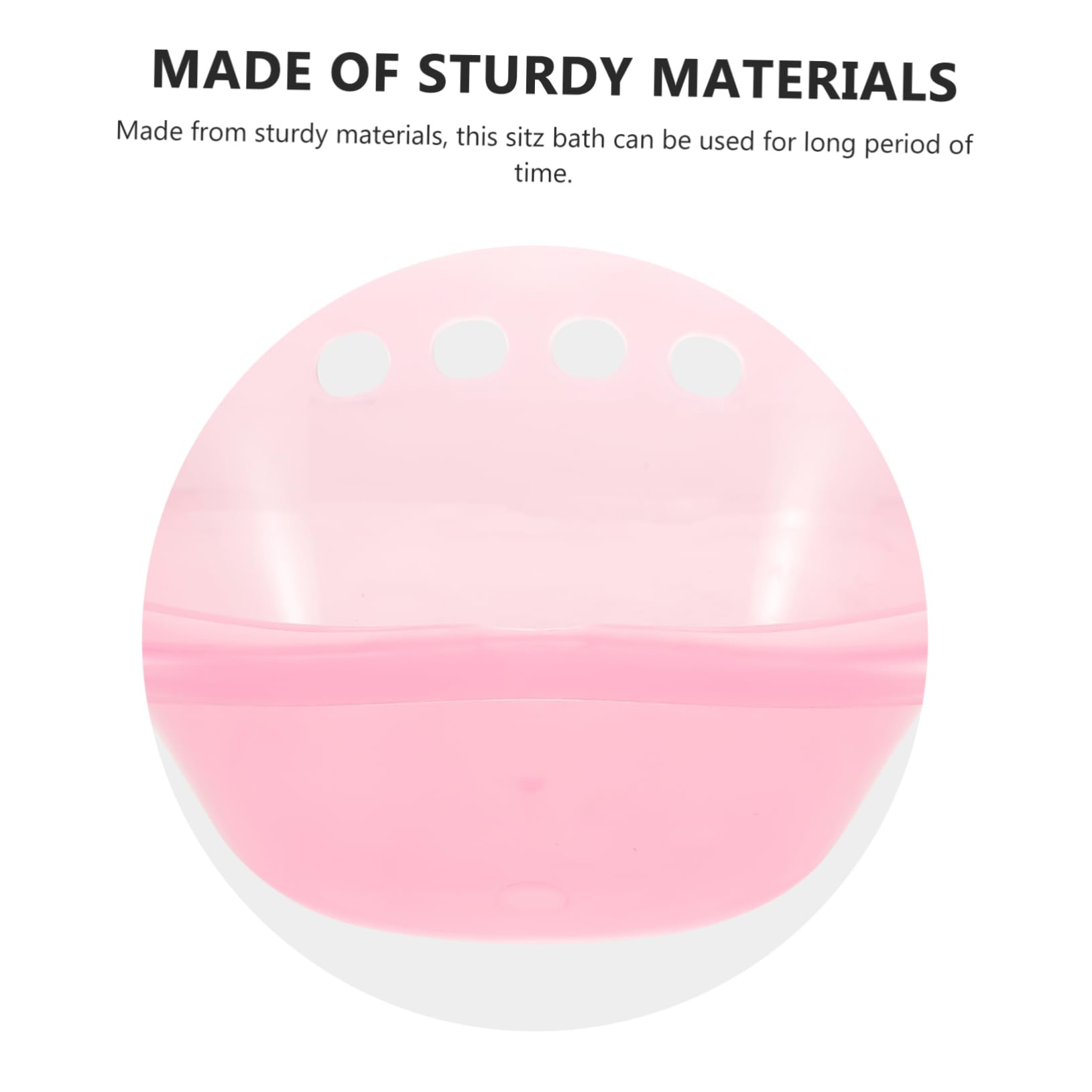 Portable Perineal Soaking Bath Tub for Hemorrhoid Relief & Postpartum Care - Bidet Sitz Bath Basin with Comfortable Semicup Design | Ideal for Post-Surgery Recovery, Postpartum Hygiene & Daily Personal Cleansing
