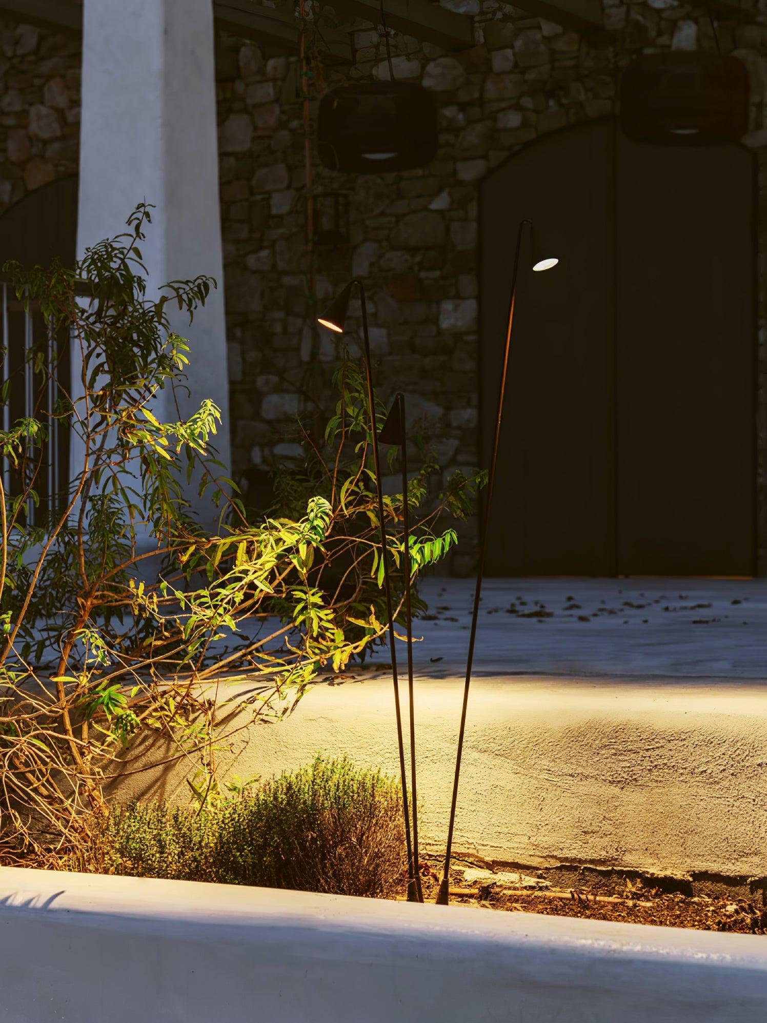 Bellflower Outdoor Floor Lamp - Waterproof & Durable for Patio, Garden, Deck - Modern LED Lighting for Backyard, Porch, Poolside