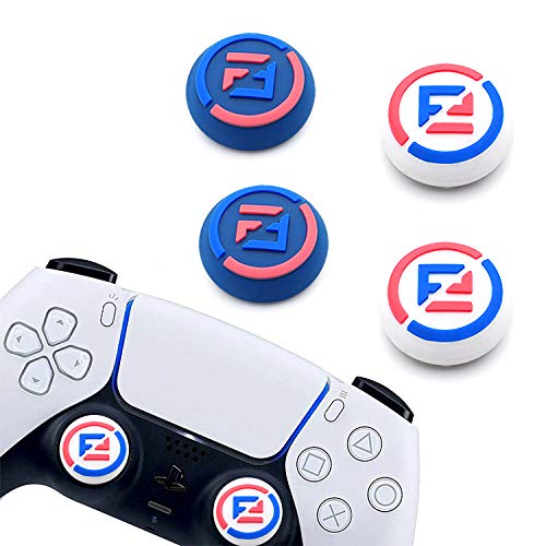 FXICAI Soft Non-Slip Silicone Thumb Grip Caps for PS5, Xbox Series X/S, Xbox 360, PS4, PS3 & Nintendo Switch Pro Controller (4Pcs) - Enhance Gaming Comfort & Control for Long Play Sessions