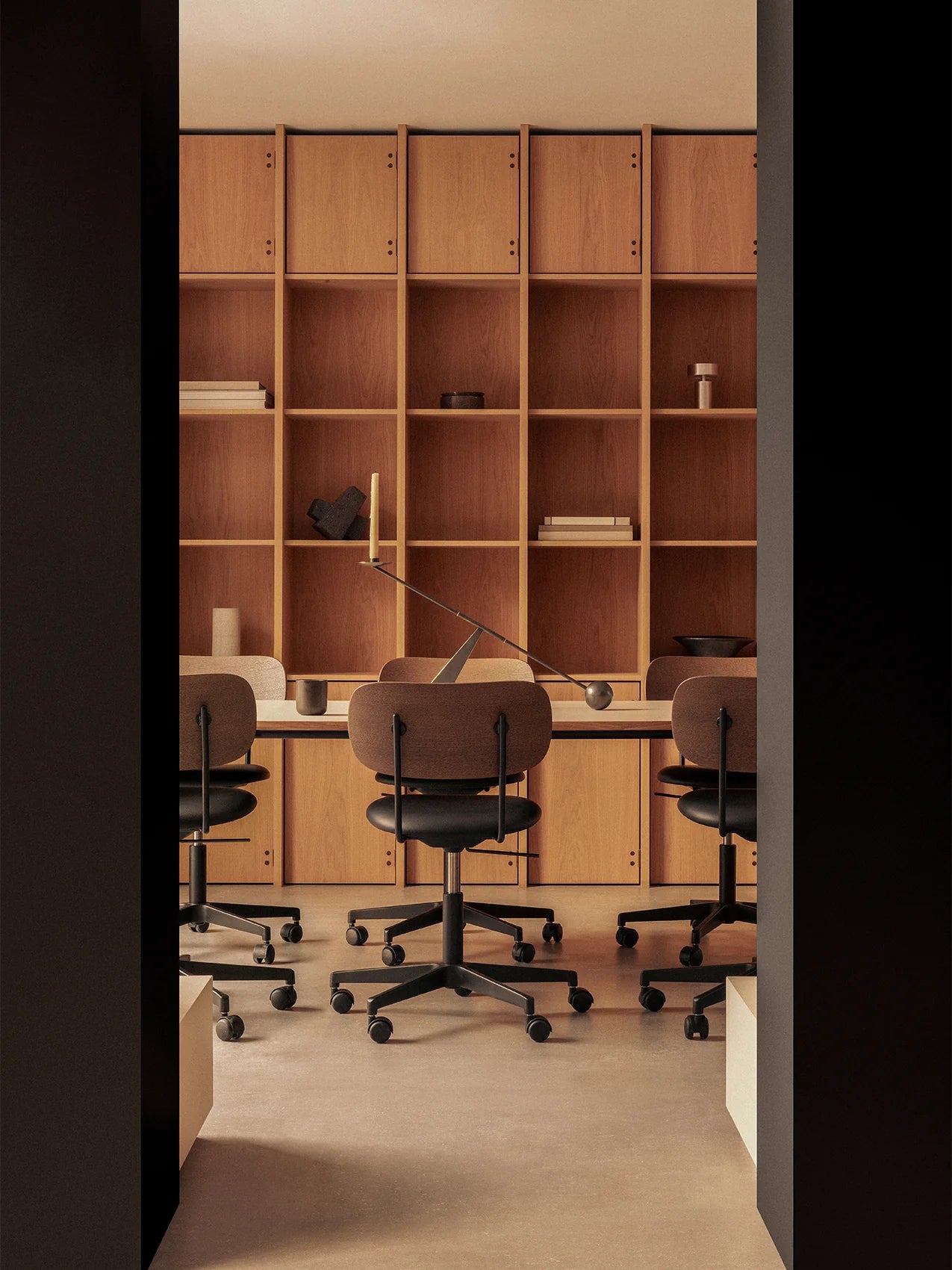 Ergonomic Co Task Chair with Upholstered Seat - Comfortable Office Chair for Home & Workspace - Perfect for Long Hours of Computer Work, Gaming, and Study Sessions