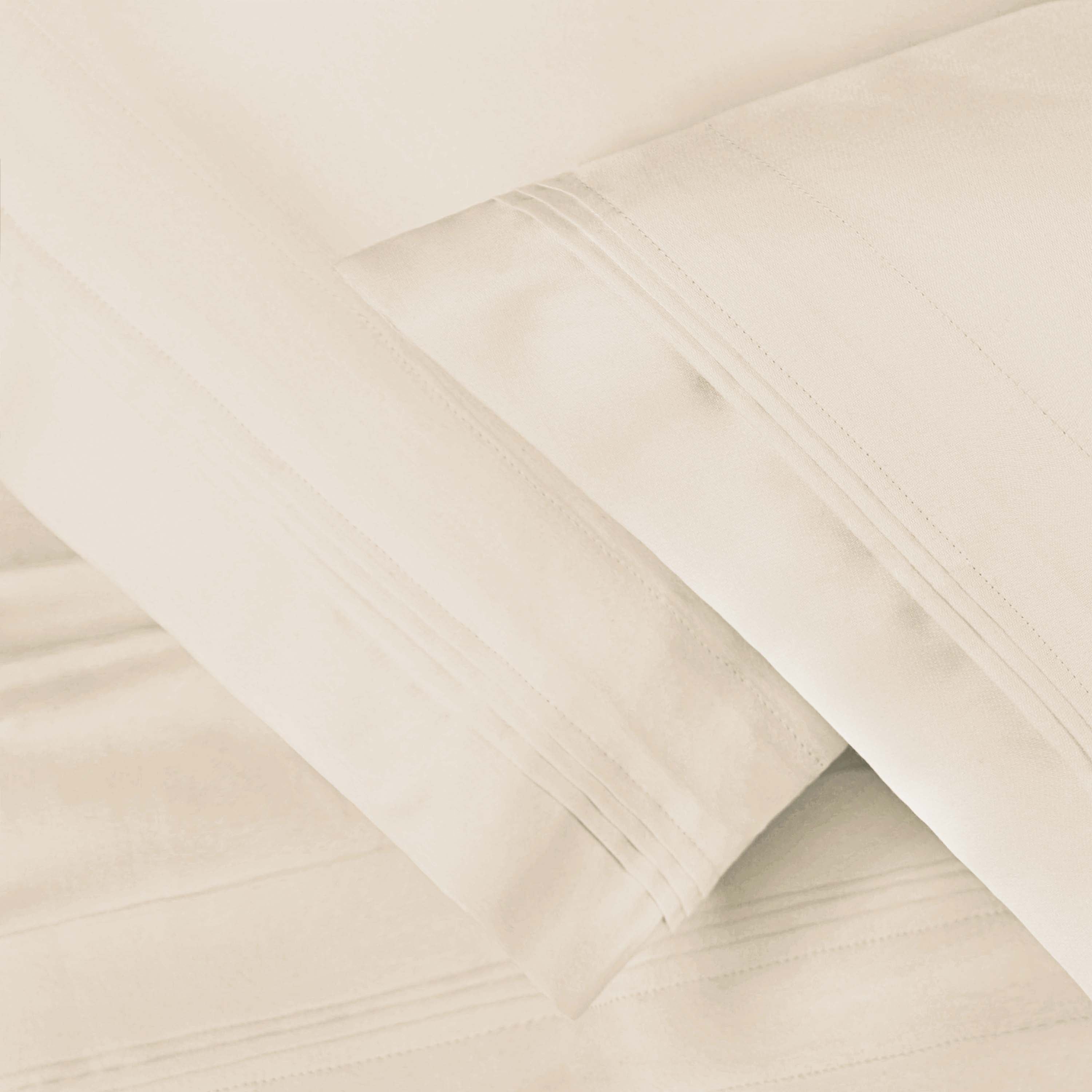 Premium 650 Thread Count Egyptian Cotton Sheet Set - Eco-Friendly, Breathable & Hypoallergenic - Perfect for Luxury Bedding & Hot Sleepers