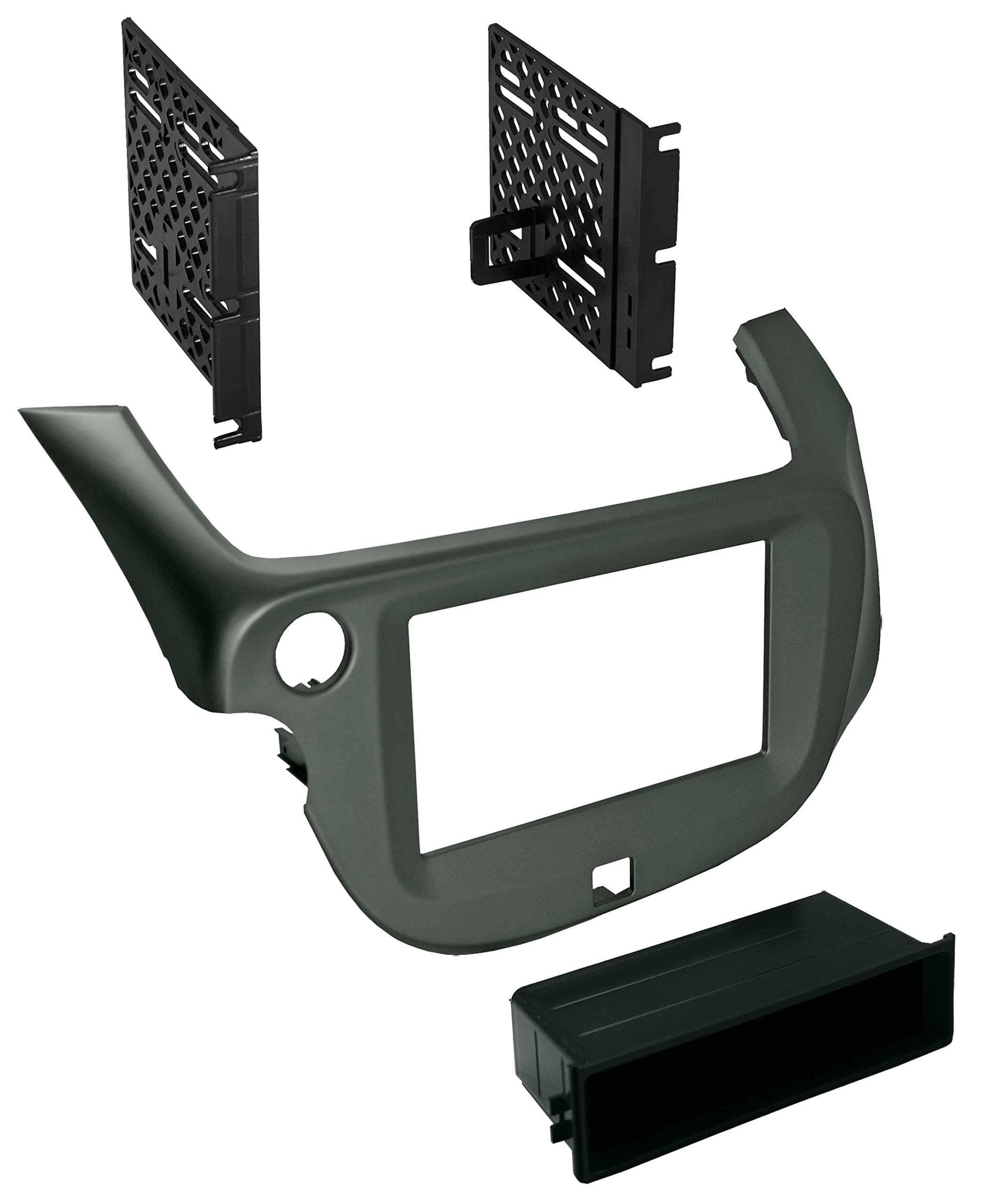 HONK848S Car Radio Replacement Dash Kit for 2009-2013 Models - Black | Compatible with American & International Vehicles | Perfect for DIY Car Stereo Upgrades & Audio System Installations