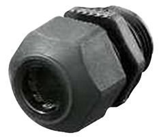 SEC75BA - 0.75 Inch NPT Black Nylon 6.6 Straight Cord Connector for Electrical Wiring, Plumbing & Industrial Applications
