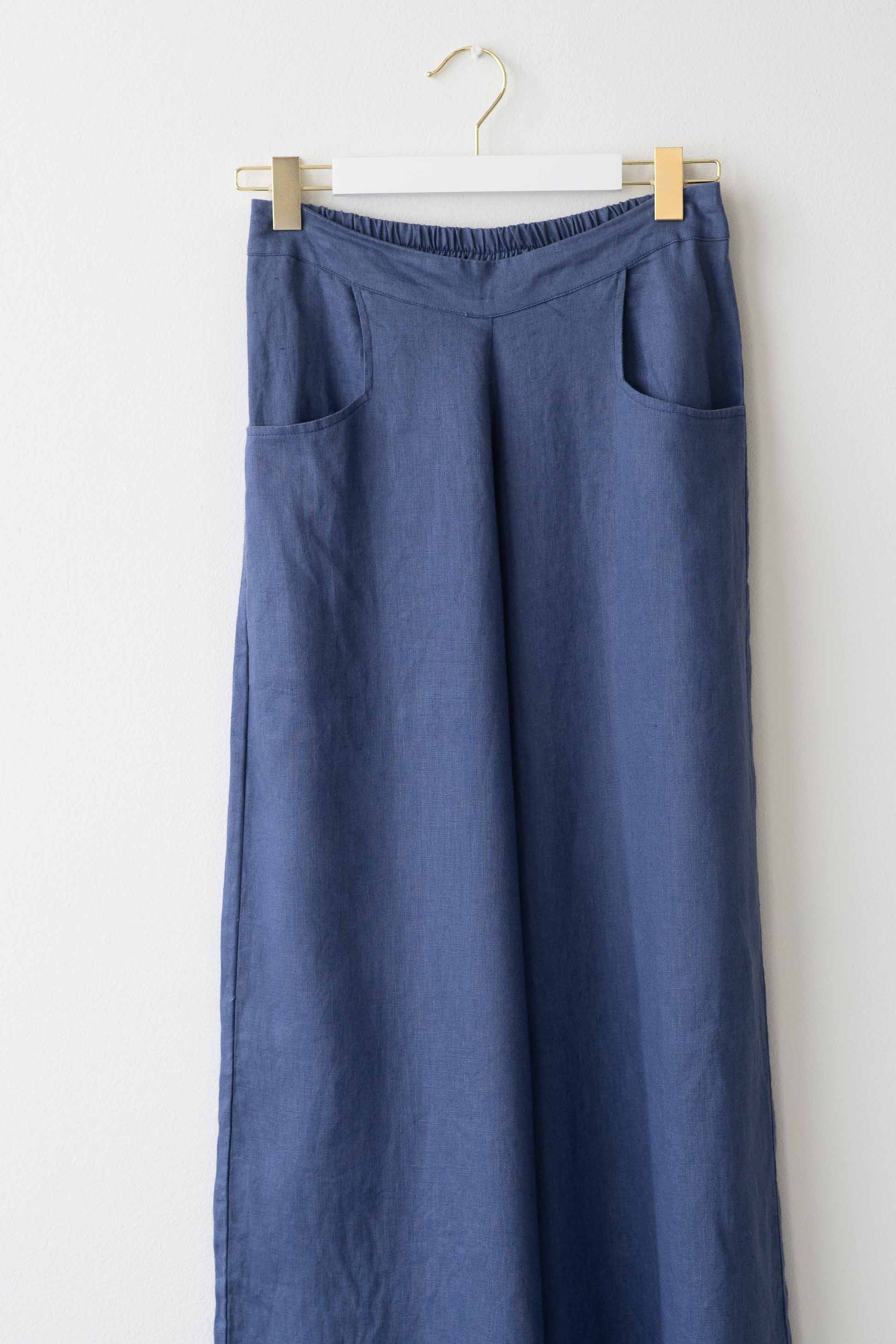 Lazybones Ollie Pants - Comfortable Indigo Lounge Pants for Men & Women | Perfect for Home Relaxation, Yoga, and Casual Wear