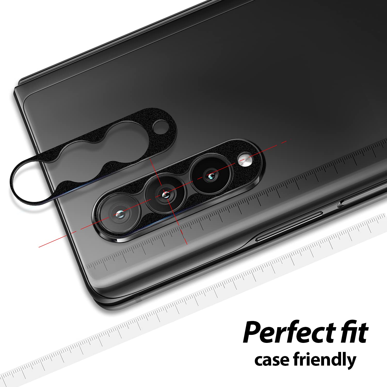 Whitestone Dome Galaxy Z Fold 3 Camera Protector - 2 Pack, Scratch-Resistant Screen Protector with Easy One-Touch Installation - Perfect for Travel, Outdoor Activities & Daily Protection