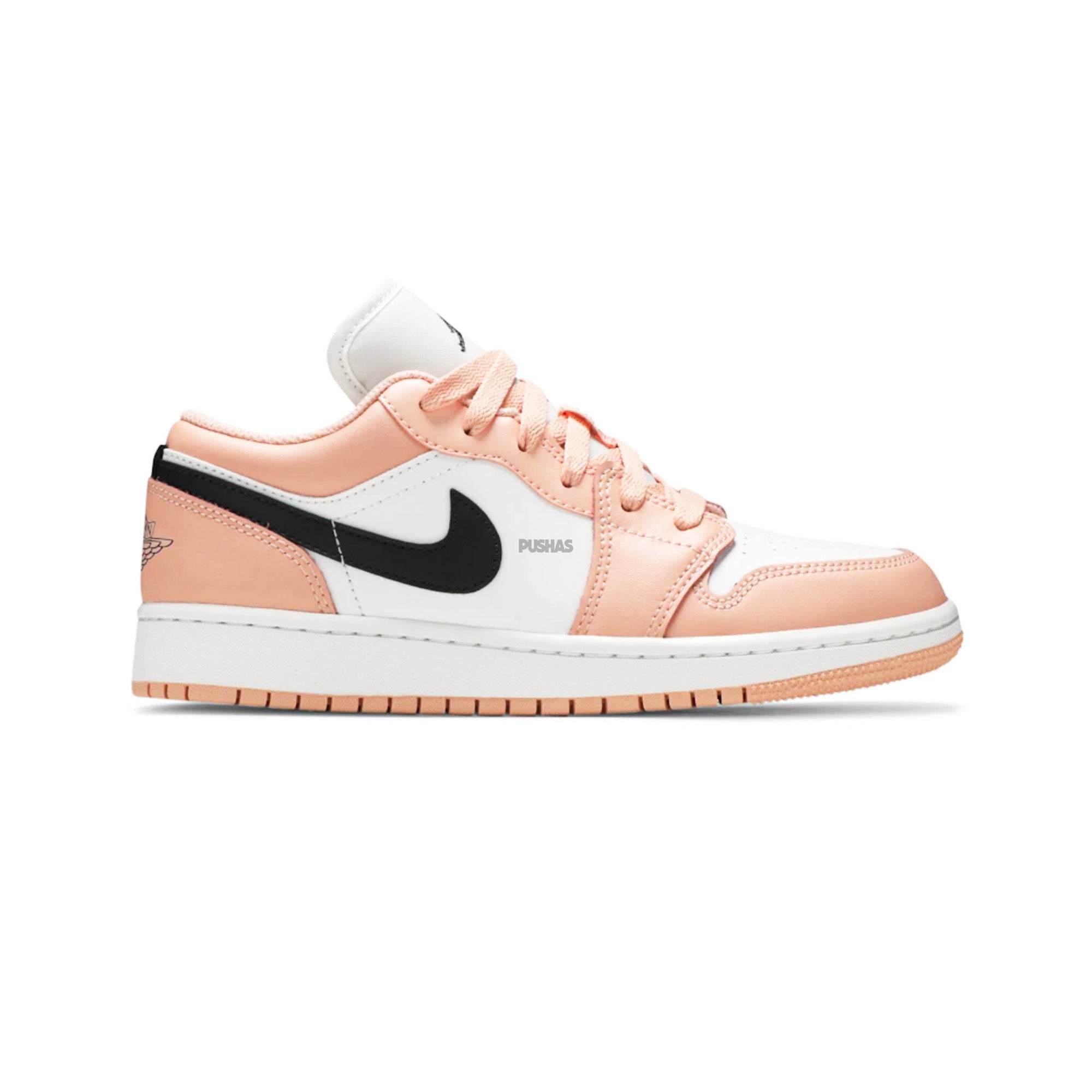 Air Jordan 1 Low 'Light Arctic Orange Pink' GS Sneakers - Girls' Basketball Shoes for Casual Wear & Street Style Fashion