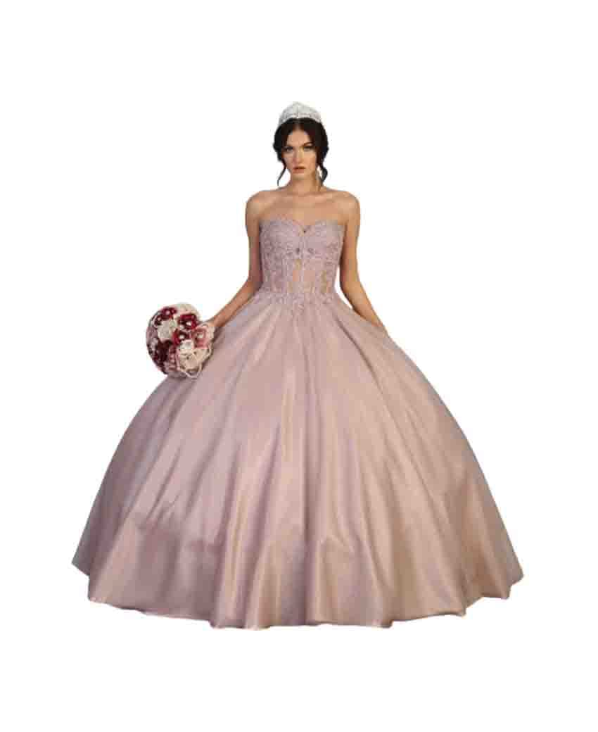 Elegant Sweet 16 Ball Gown Dress for Teens & Plus Size Formal Prom FDS141 - Perfect for Quinceañera, Homecoming, and Special Occasions