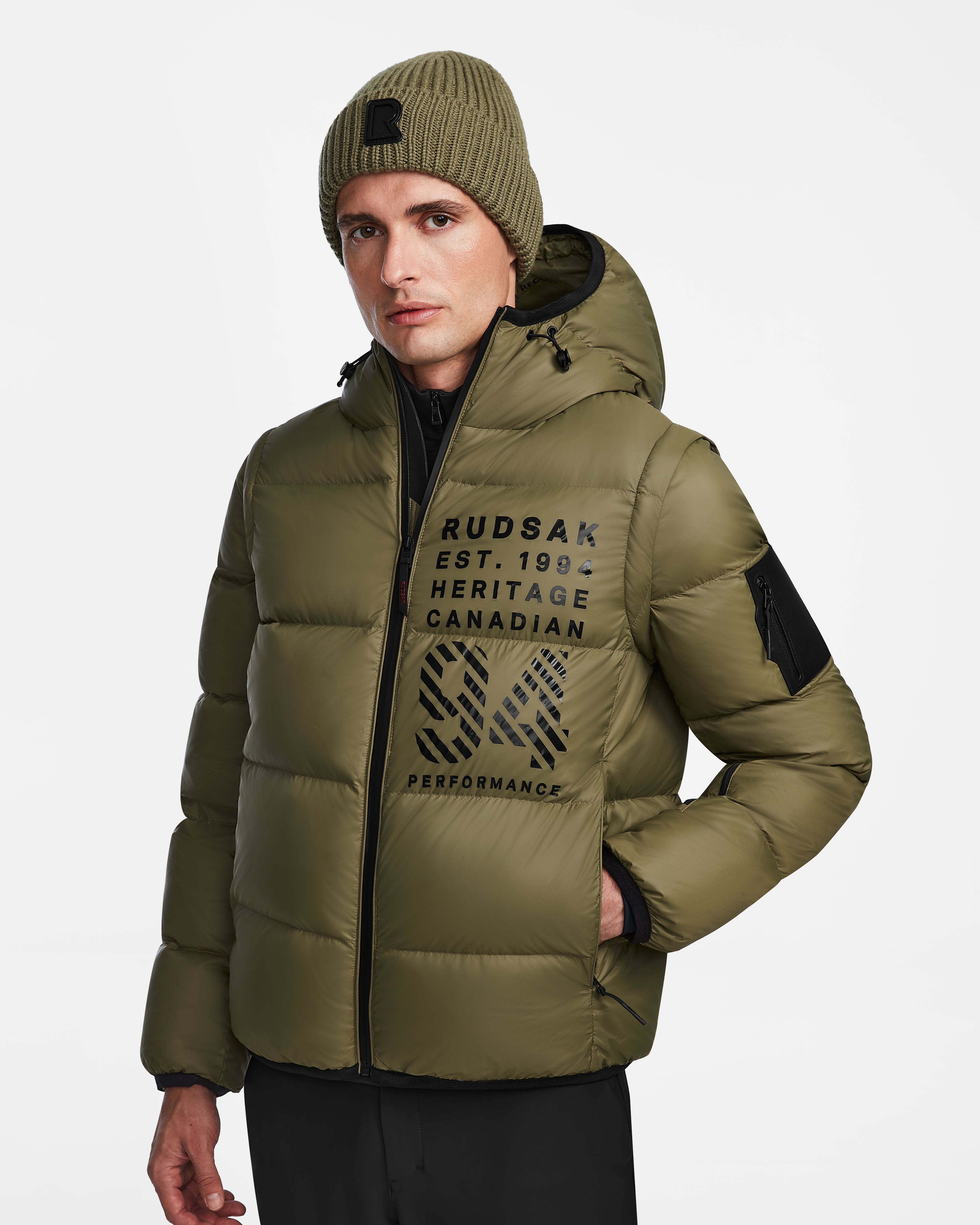 HANS 6124518 Loden Green Jacket - Waterproof Outdoor Winter Coat for Men & Women - Perfect for Hiking, Camping, and Snow Activities