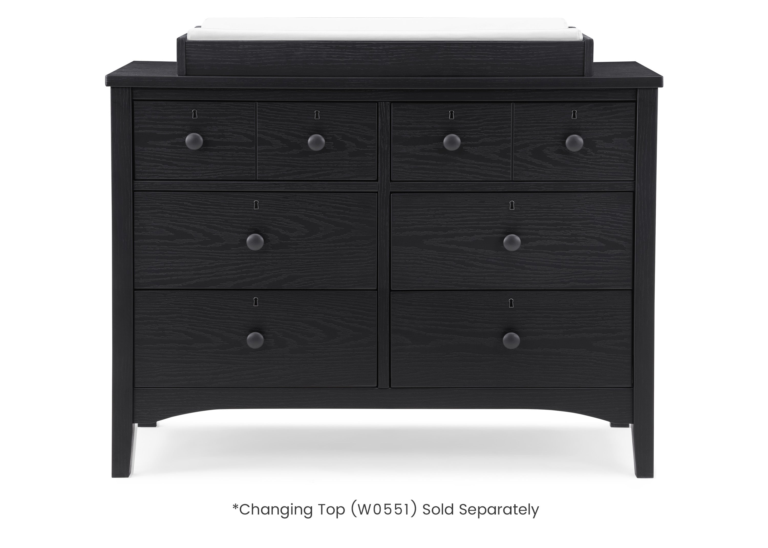 Farmhouse 6-Drawer Dresser with Interlocking Drawers - Solid Wood Bedroom Storage Furniture for Home Organization & Closet Storage