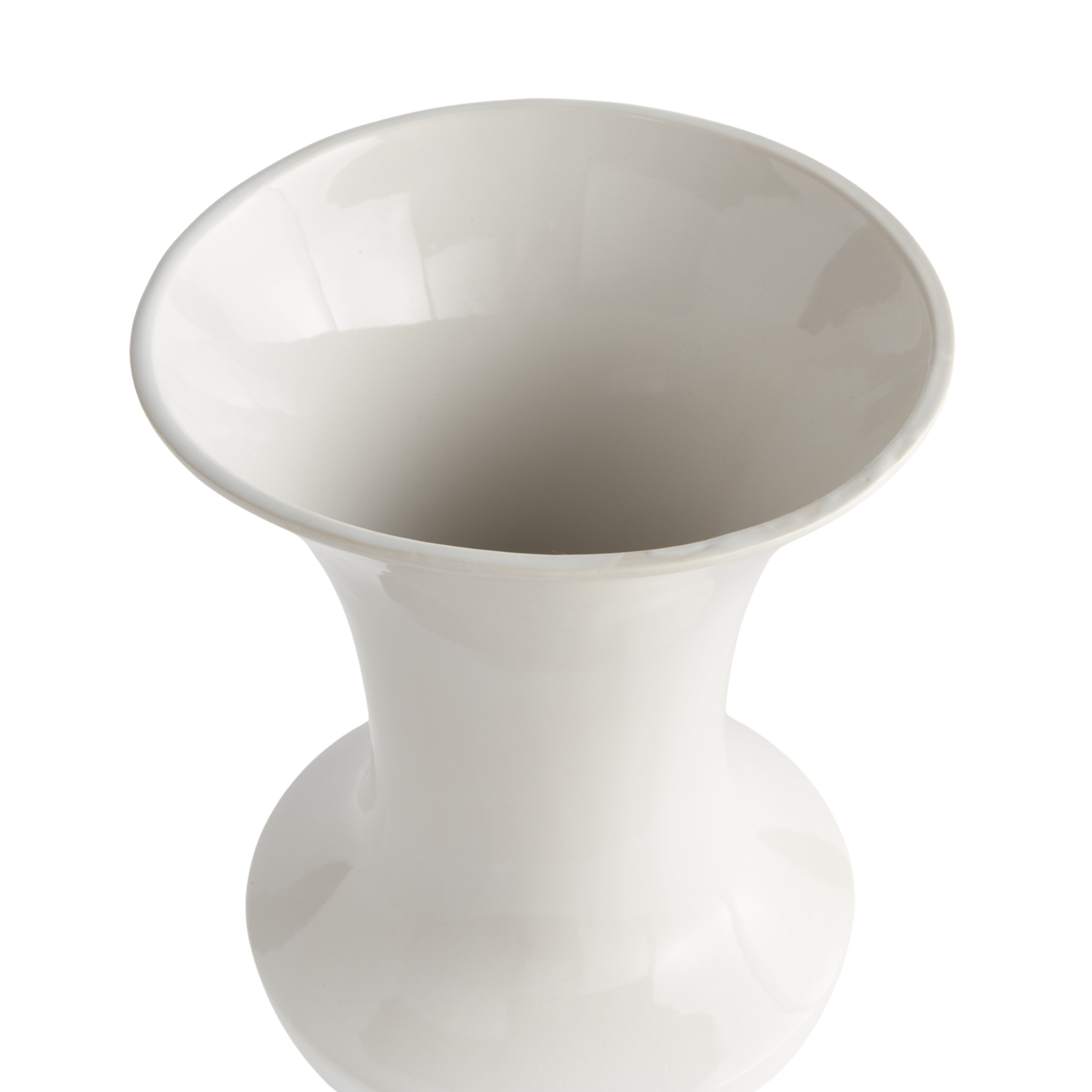 Antoinette Elegant Ceramic Footed Vase - Handcrafted Home Decor for Living Room, Dining Table, Wedding Centerpiece & Gift Idea