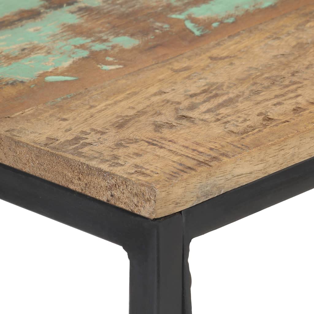 Industrial Style Console Table with Storage Shelf - 43.3
