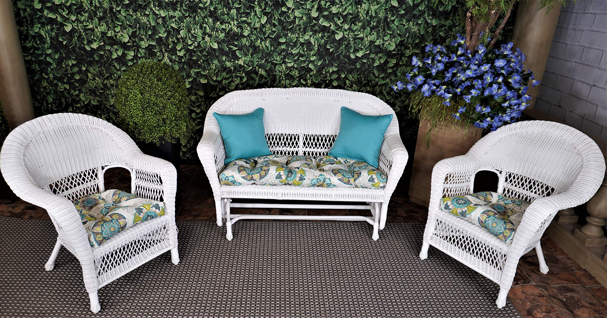 Outdoor Allodalla Oasis 5-Piece Waterproof Cushion Set - Patio Furniture Cushions for Garden, Poolside & Deck Lounge Chairs