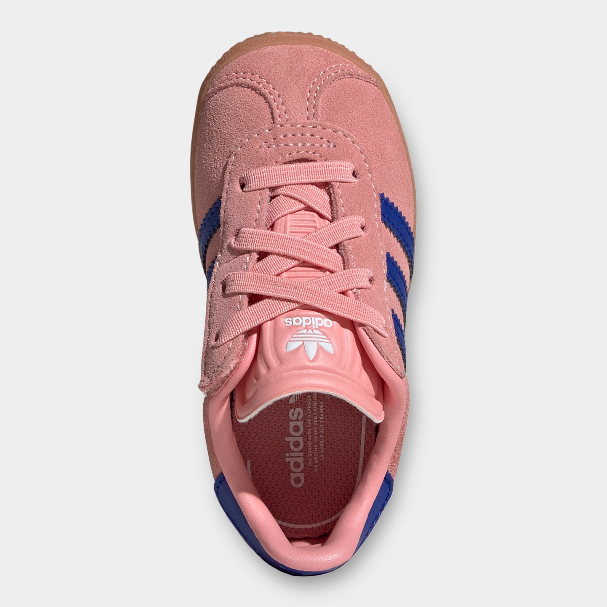 Adidas Gazelle Infant Sneakers for Baby Girls - Pink & Lucid Blue | Comfortable & Stylish First Walking Shoes for Toddlers | Perfect for Playdates, Daycare & Outdoor Adventures
