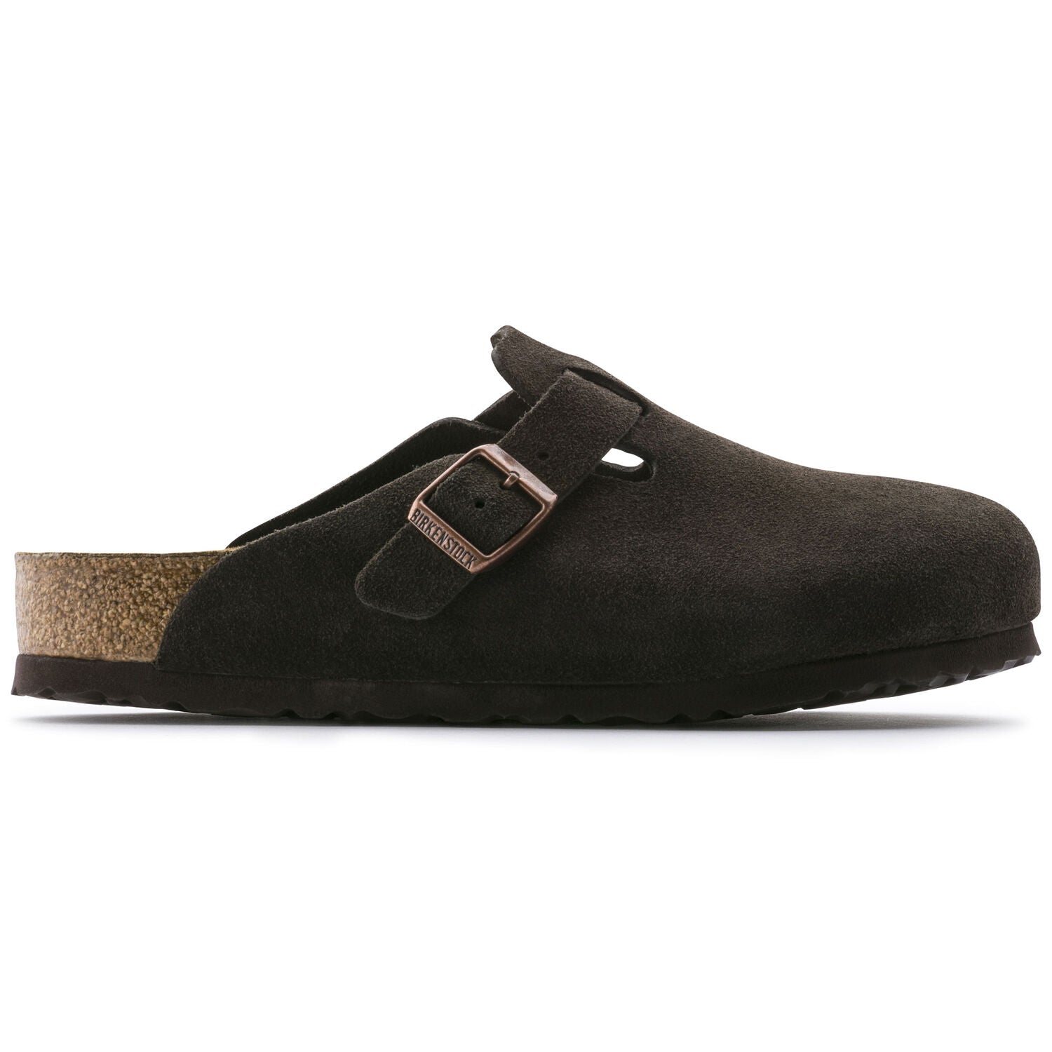 Birkenstock Boston Suede Leather Clogs for Men & Women - Soft Footbed Comfort Shoes in Mocha Brown | Perfect for Home, Office & Casual Wear