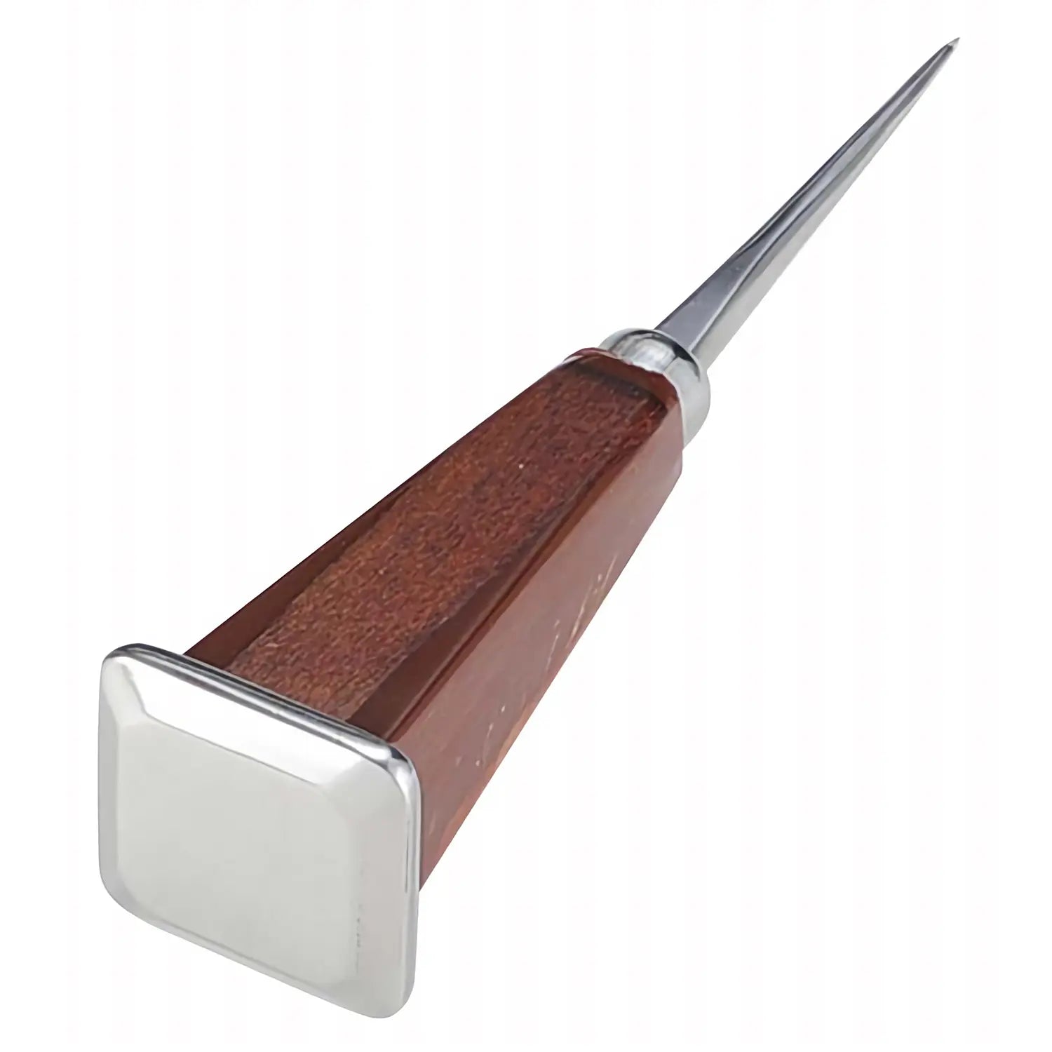 Premium Stainless Steel Ice Pick with Square Handle - Heavy Duty Bar Tool for Crushing Ice, Cocktail Making, and Kitchen Use - Perfect for Bartenders, Home Bars, and Restaurants