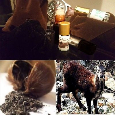 Authentic Wild Central Asian Deer Musk Kasturi Attar Oil - 3ml Pure Pheromone Perfume for Men & Women | Natural Aphrodisiac for Romantic Evenings, Meditation & Spiritual Practices