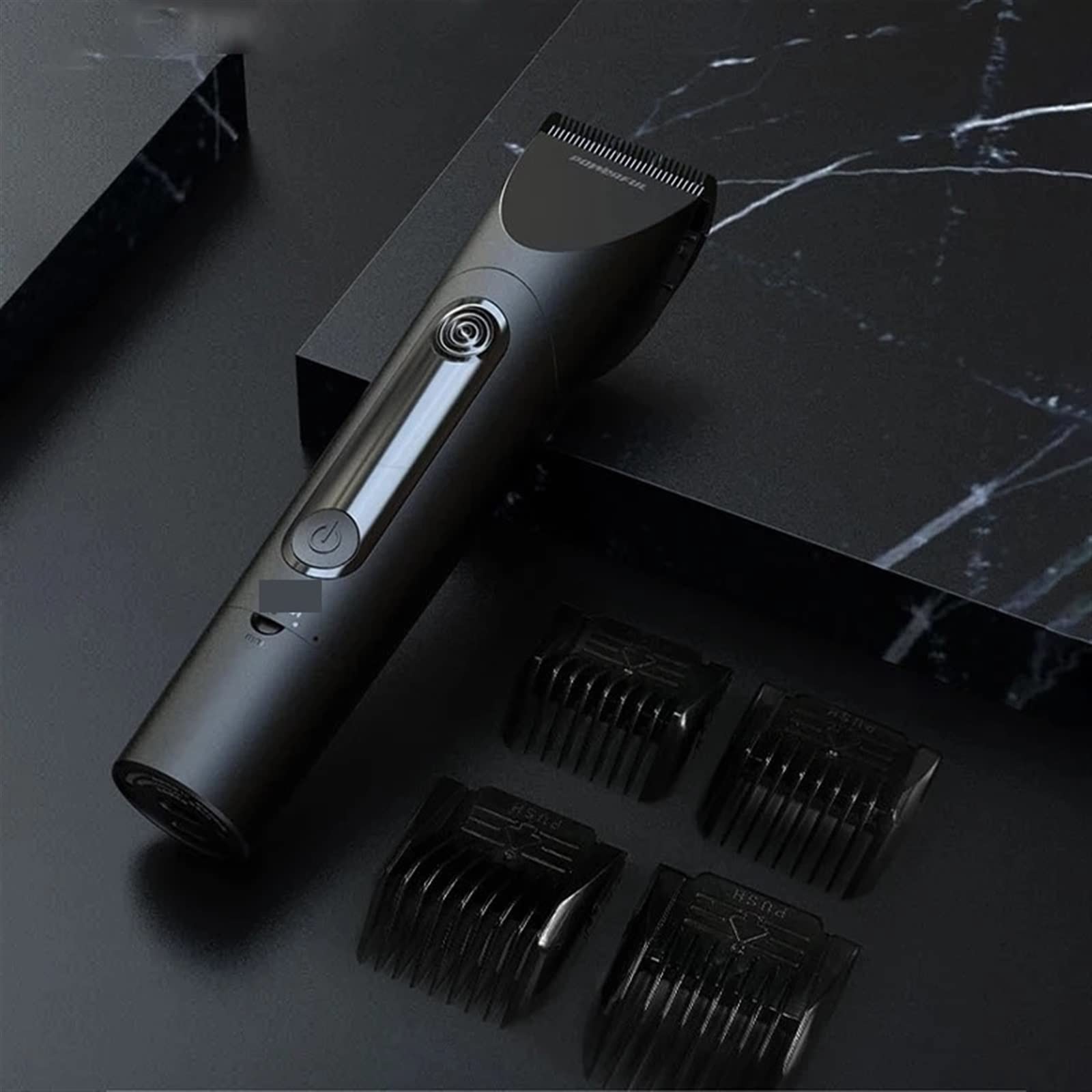 Professional Men's Hair Clipper - USB-C Rechargeable, Titanium Alloy & Ceramic Blade Hair Trimmer for Precise Haircuts, Fades & Styling - Perfect for Home Barbering, DIY Grooming & Travel Use